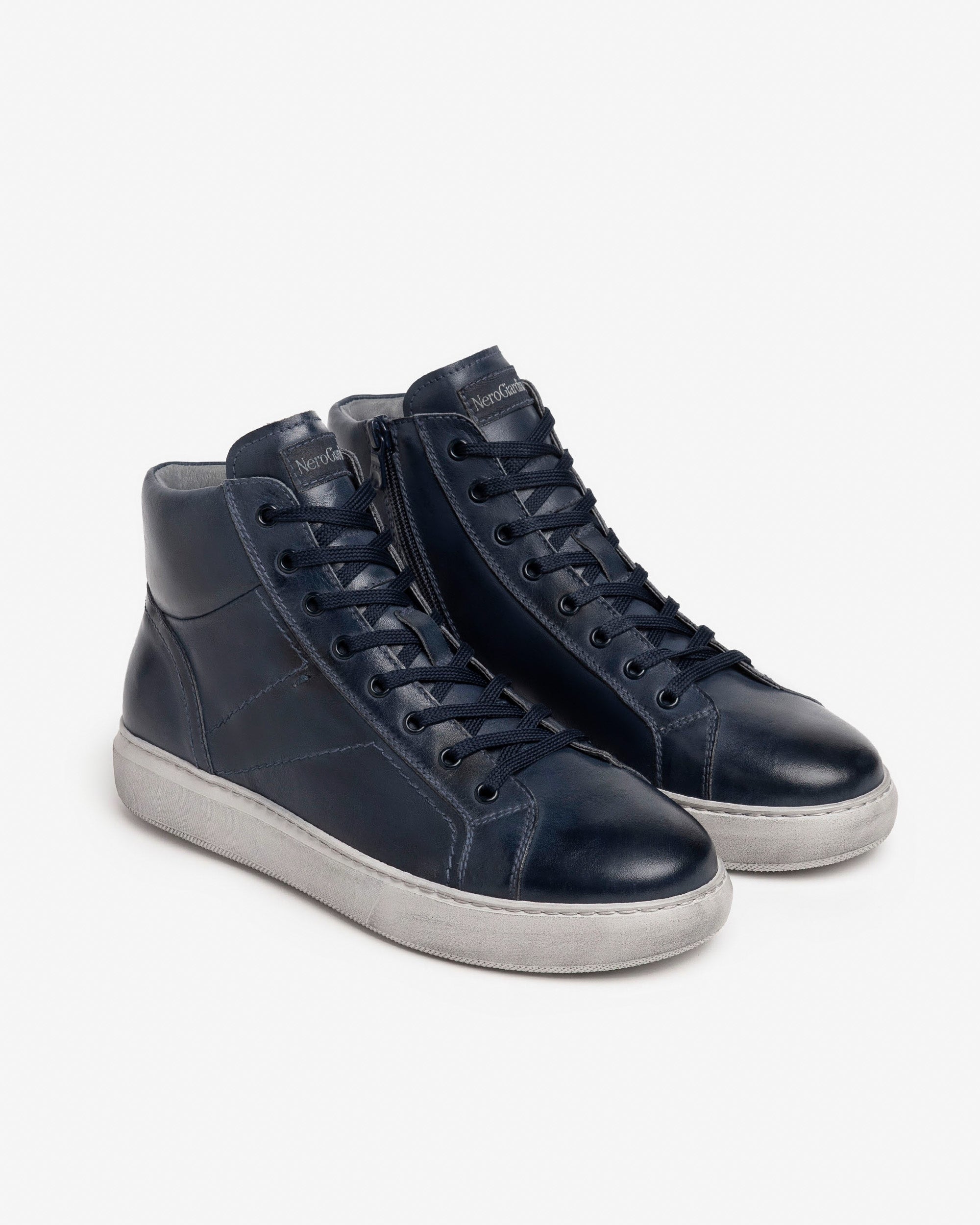 NeroGiardini Sneakers Montantes Homme Cuir Hiver