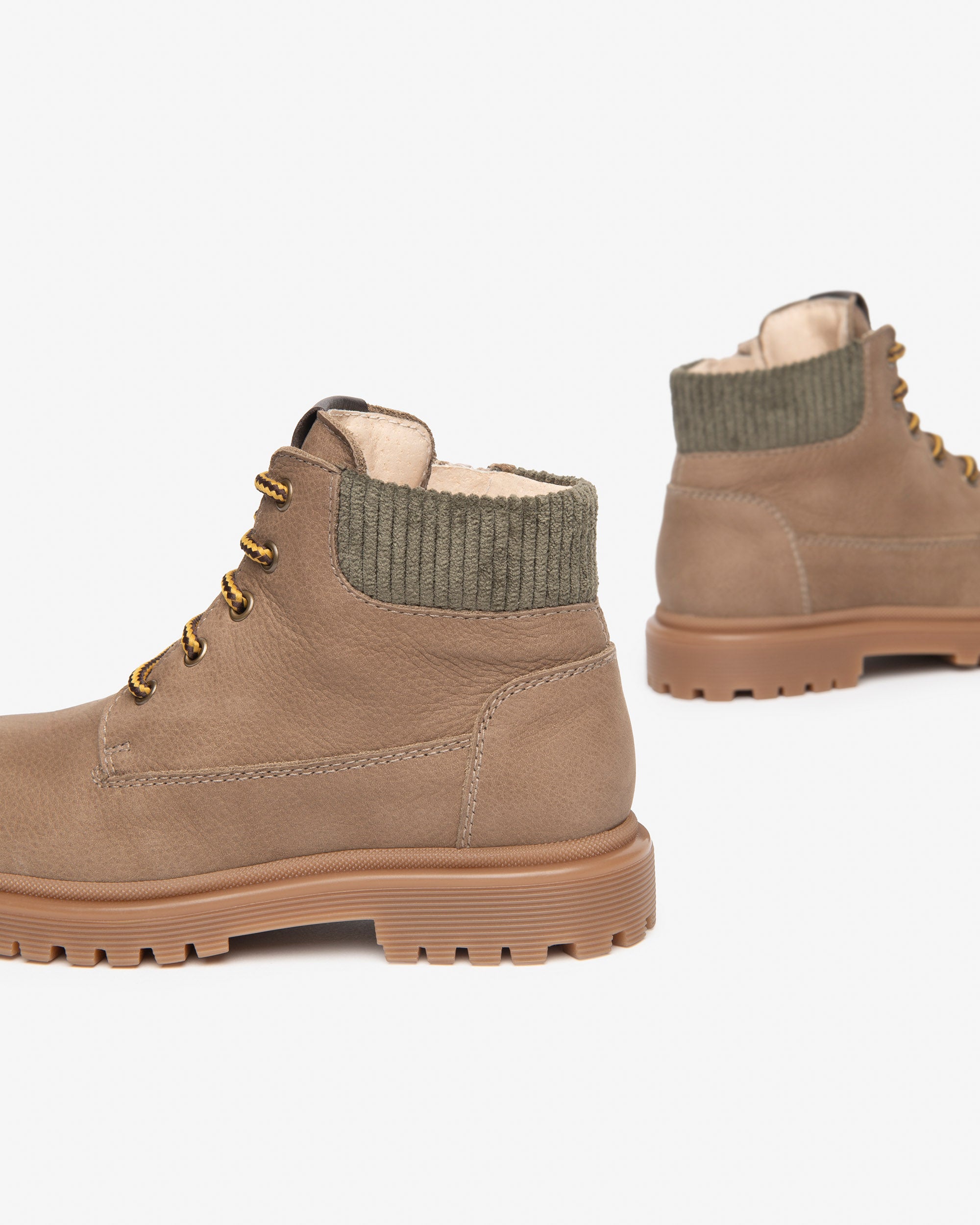 NeroGiardini Bottines Junior Garçon Cuir Tissu Zip