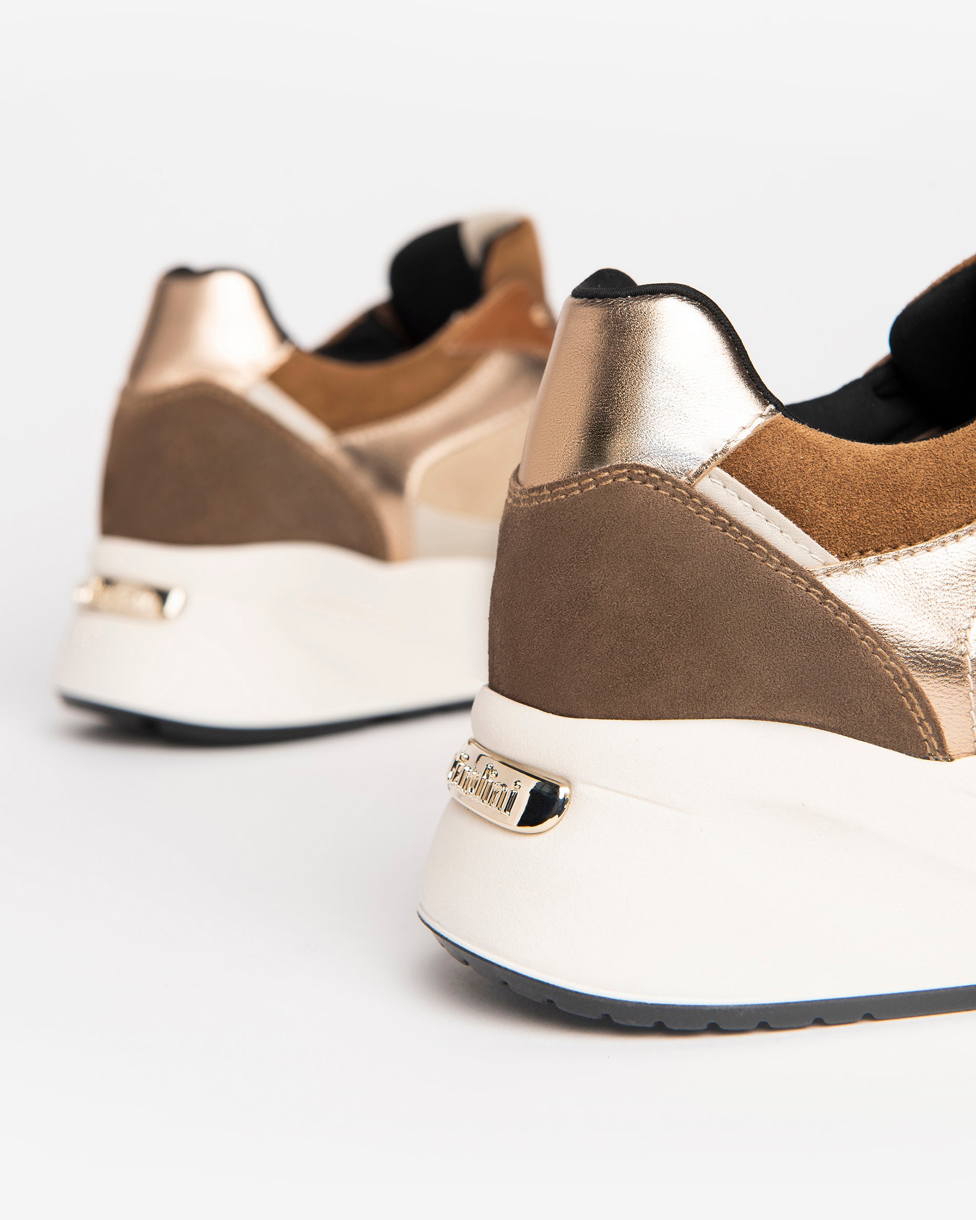 NeroGiardini Sneakers Femme Cuir Velours Hiver Confort