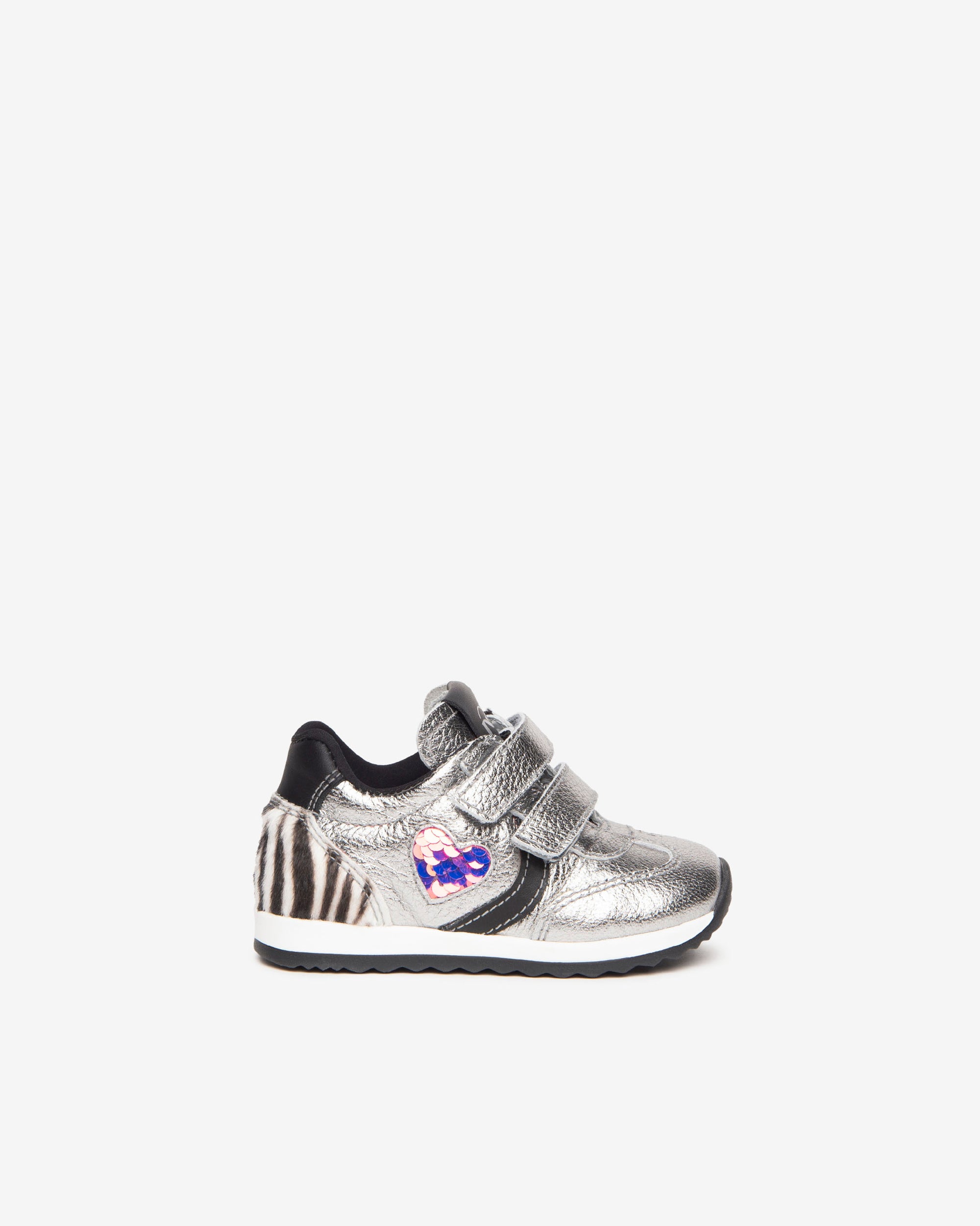 NeroGiardini Sneakers Baby Fille Cuir Lamé Taille 22