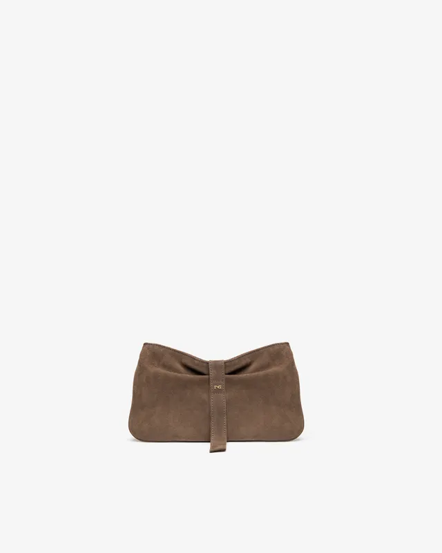 NeroGiardini Sacs Femme Cuir Pochette Daim Zip Taille Unique