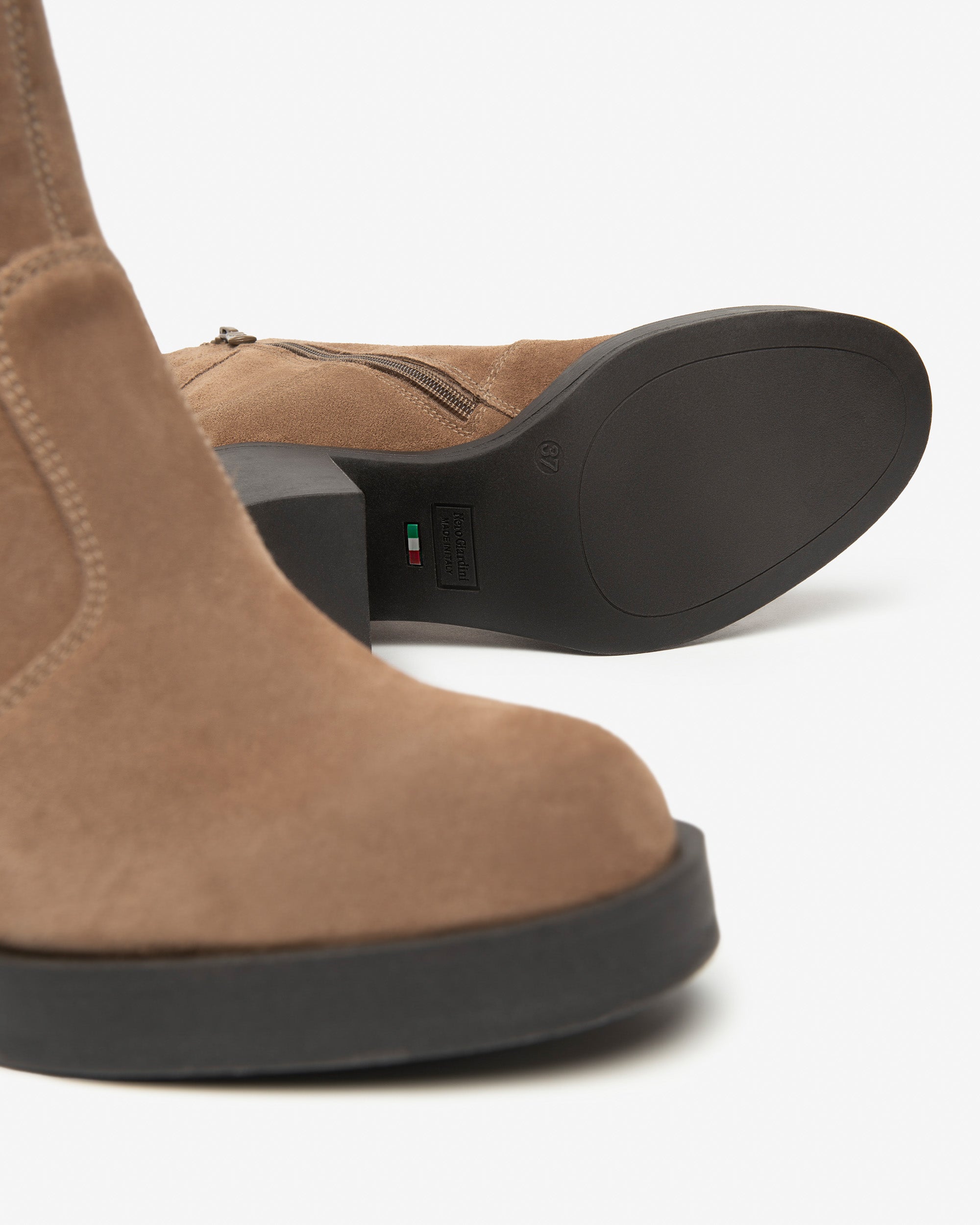 NeroGiardini Bottines Femme Cuir Velours Hiver