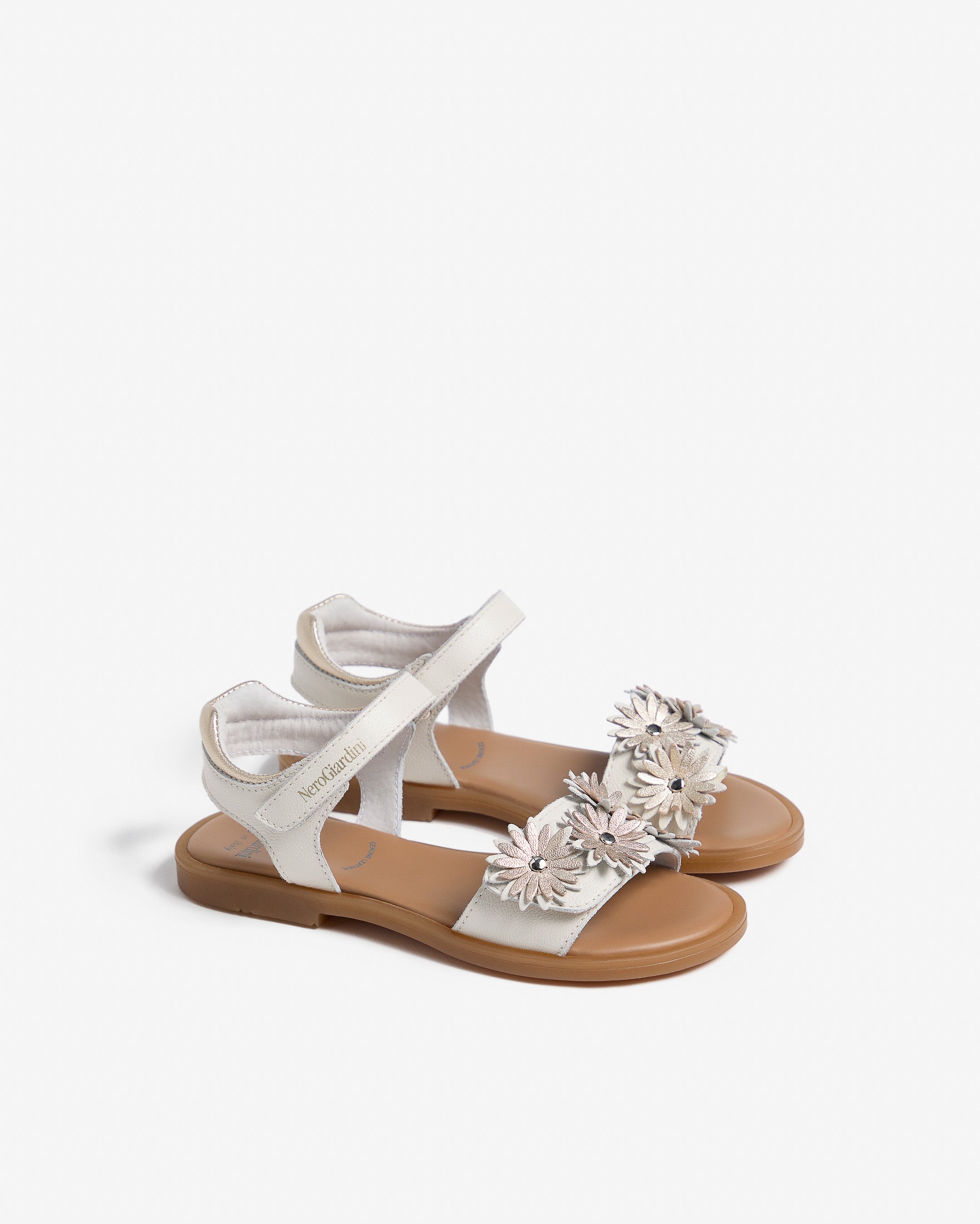 NeroGiardini Sandales Teen Fille Cuir 34 Confort