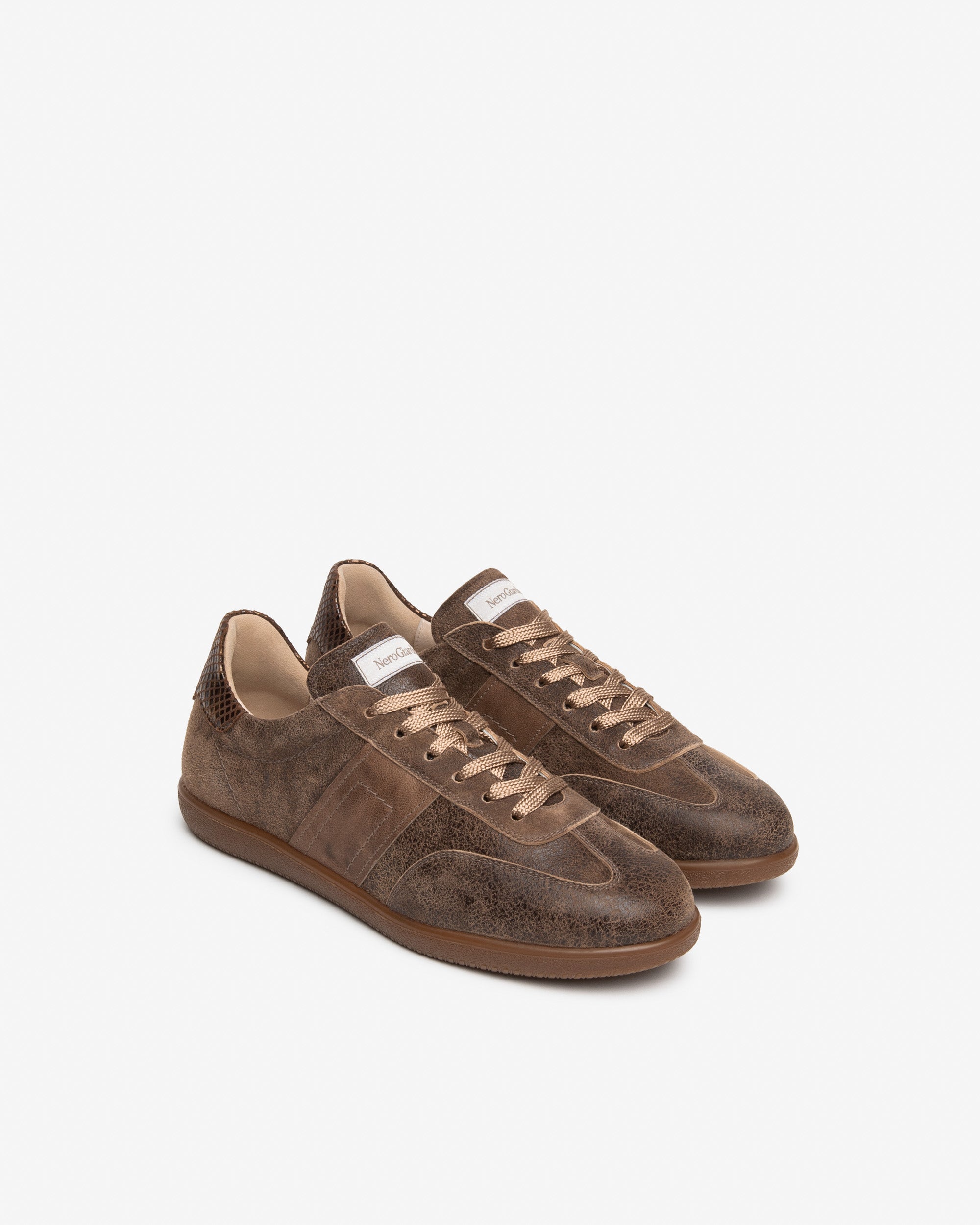 NeroGiardini Sneakers Femme Cuir Python Vieilli