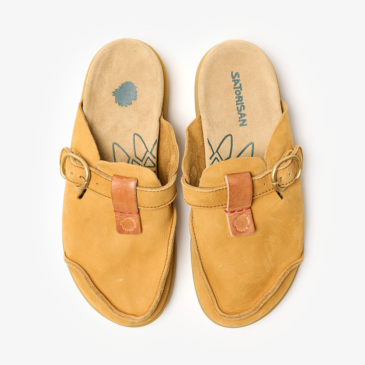 Satorisan Hoote Premium Peanut sabot cuir slip-on