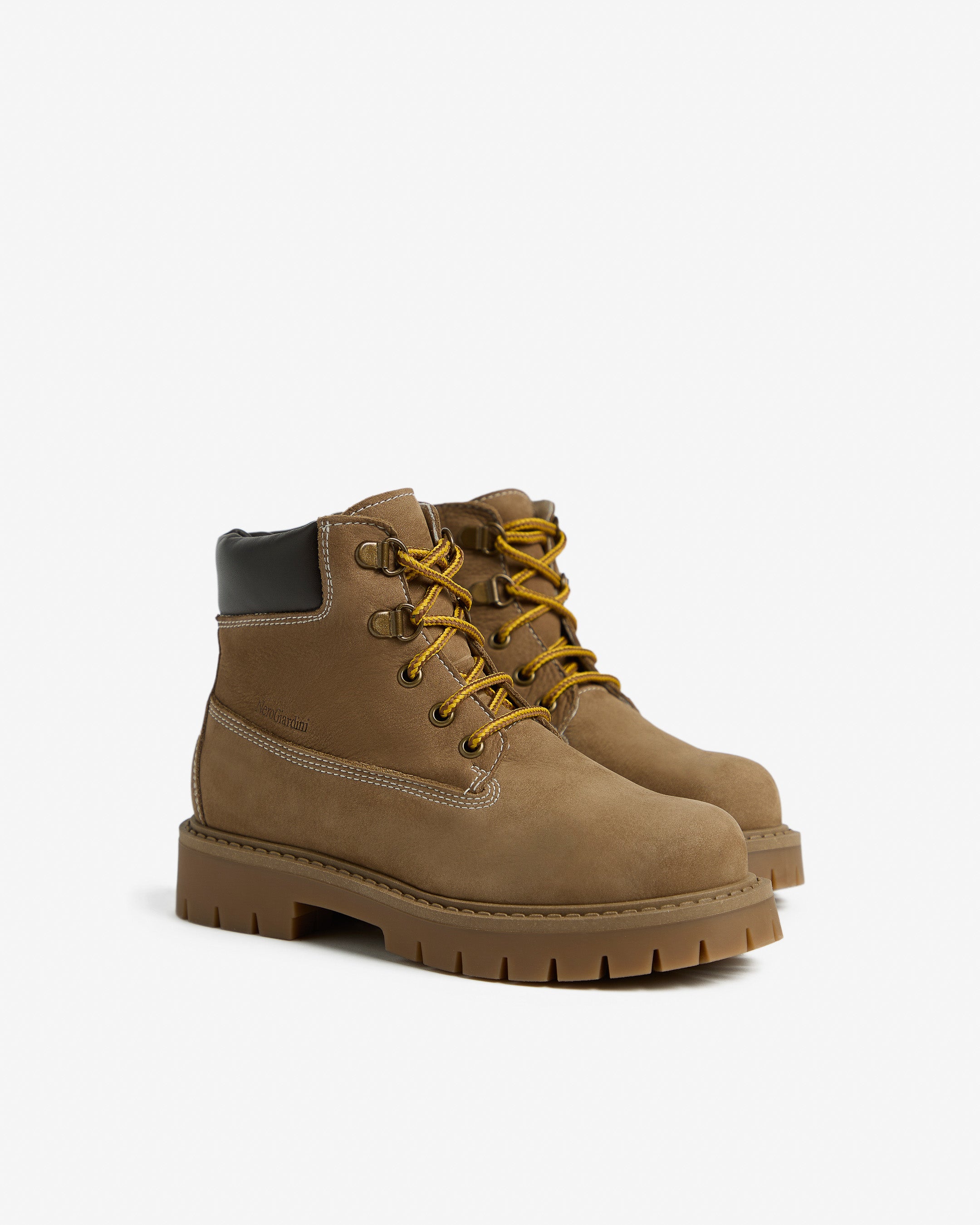 NeroGiardini Bottines teen garçon cuir confort hiver