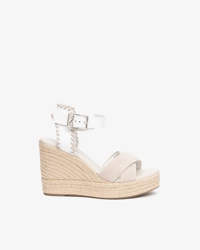NeroGiardini Sandales Compensées Cuir Corde 10 cm