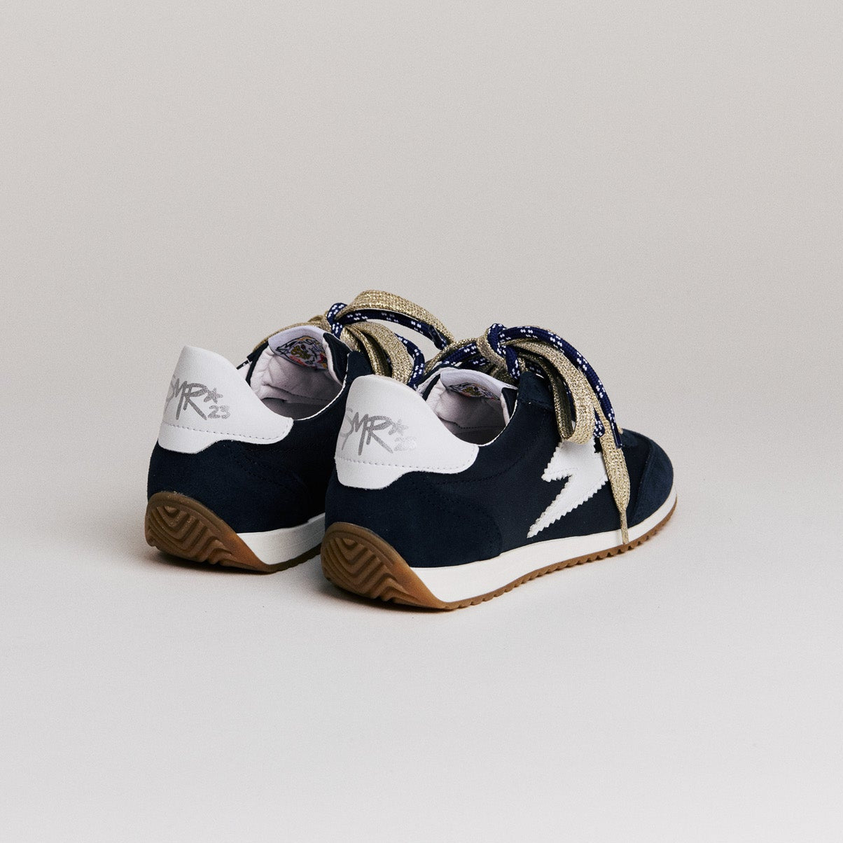 Semerdjian June D482 baskets bleu marine tissu