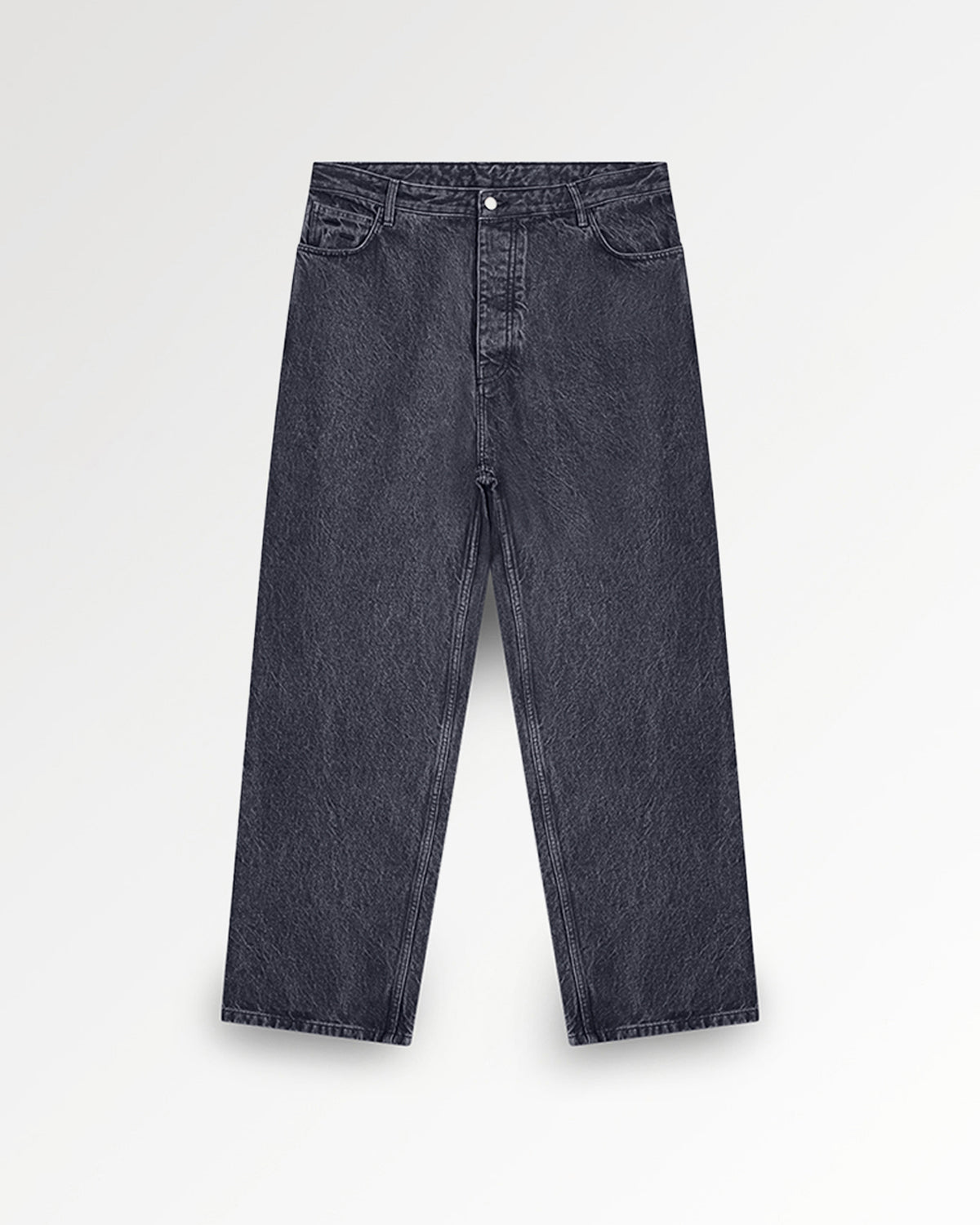 Filling Pieces Denim Jean noir délavé coton bio regular