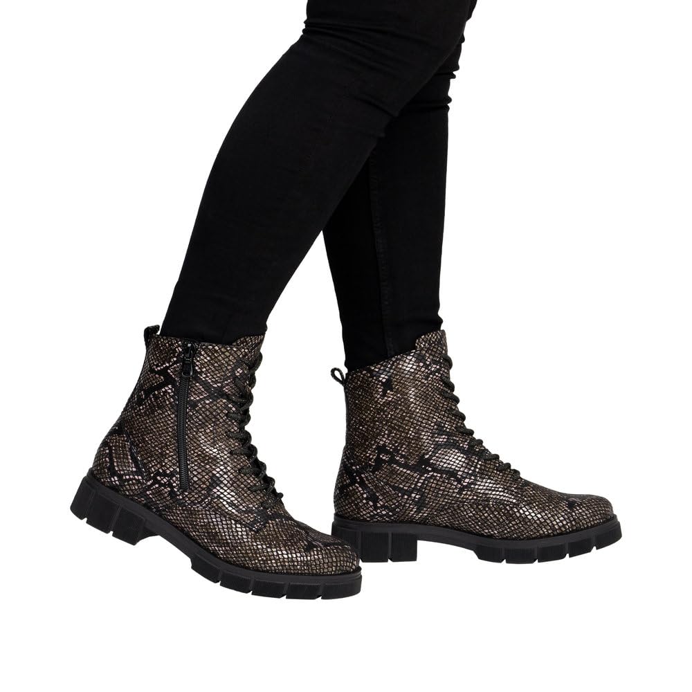 Remonte D2S72 bottines à lacets femme serpent 39 EU