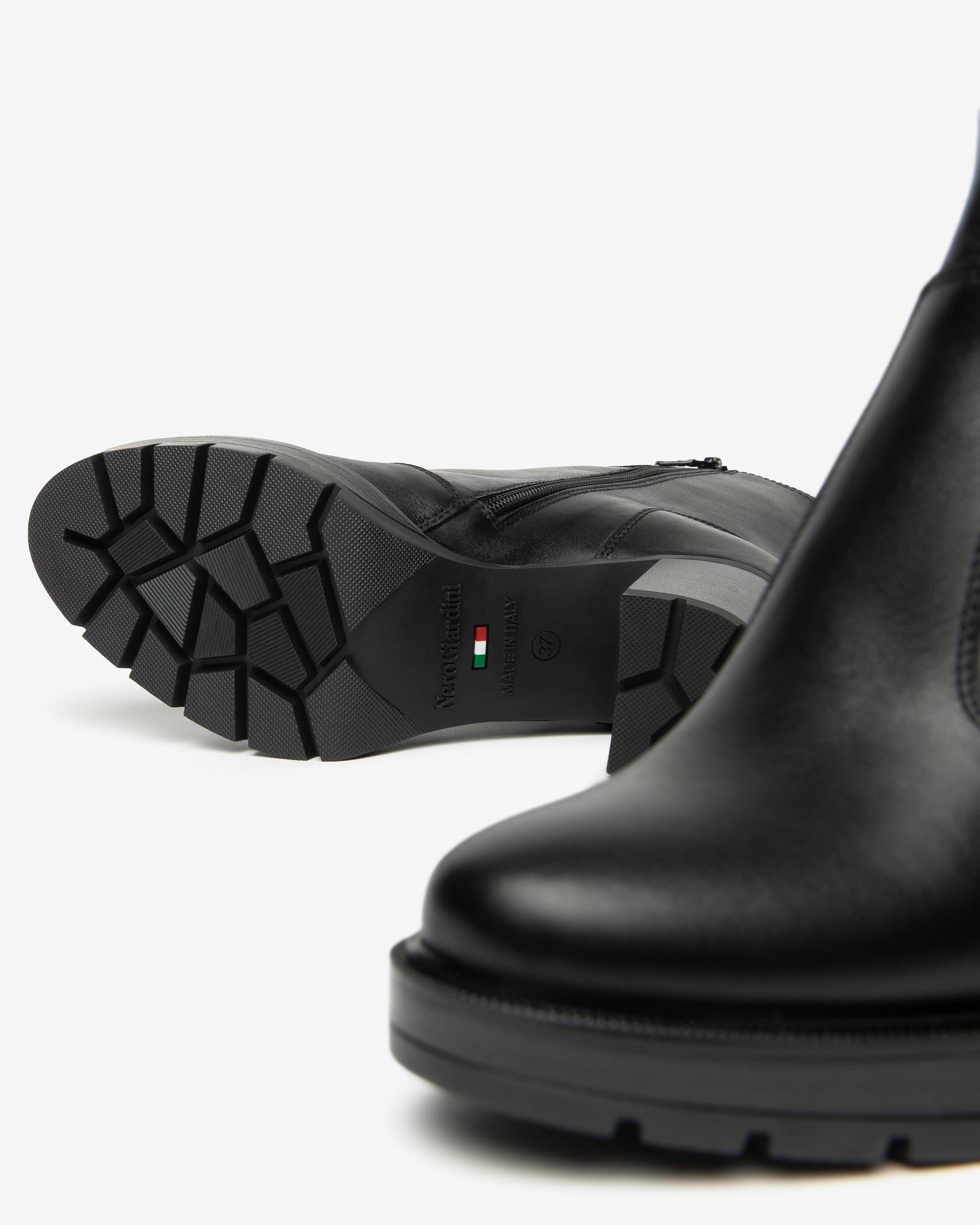 Nerogiardini Bottines Femme Cuir Hiver Ville