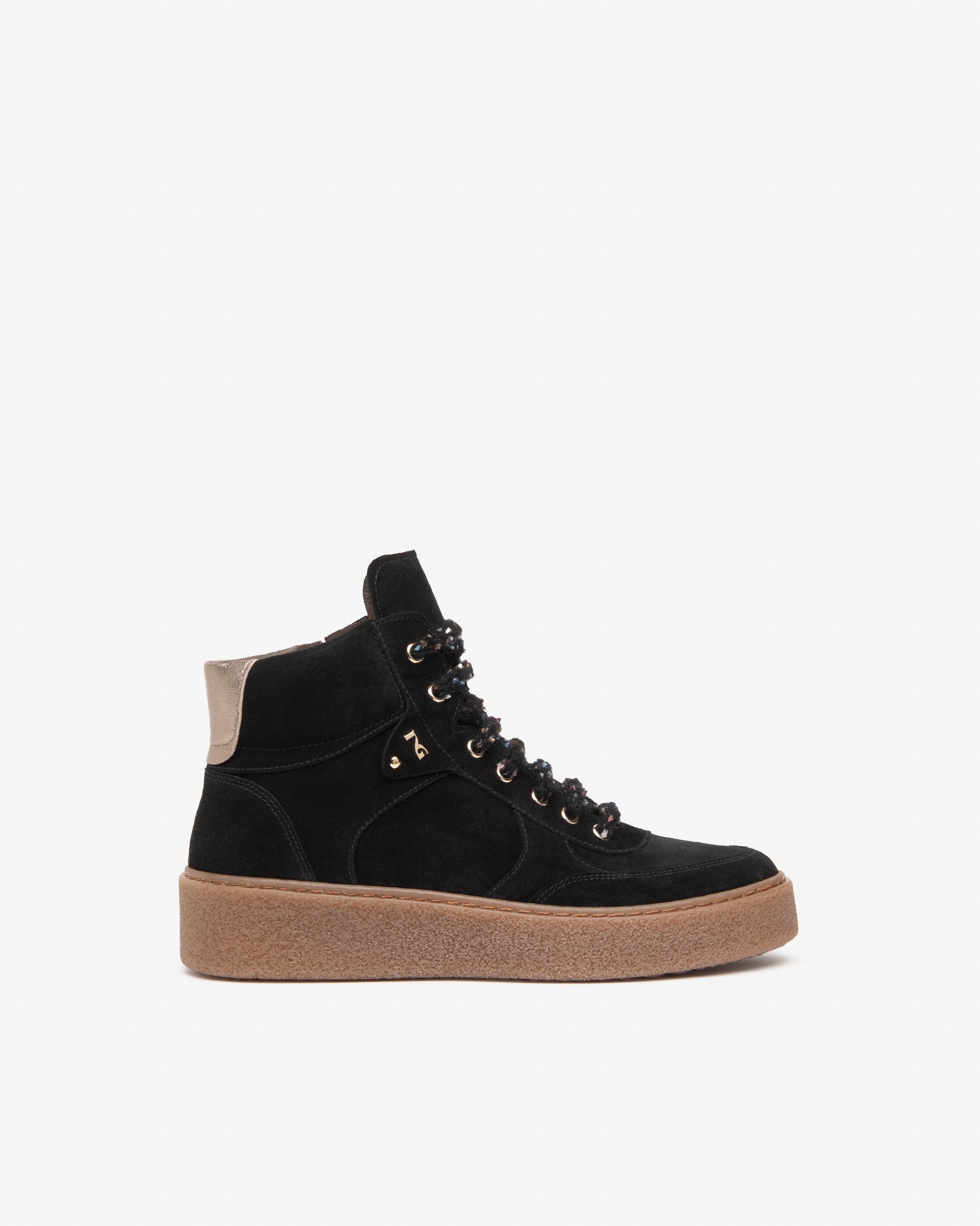 Nerogiardini Sneakers Baskets Femme Daim Plateforme 45 mm