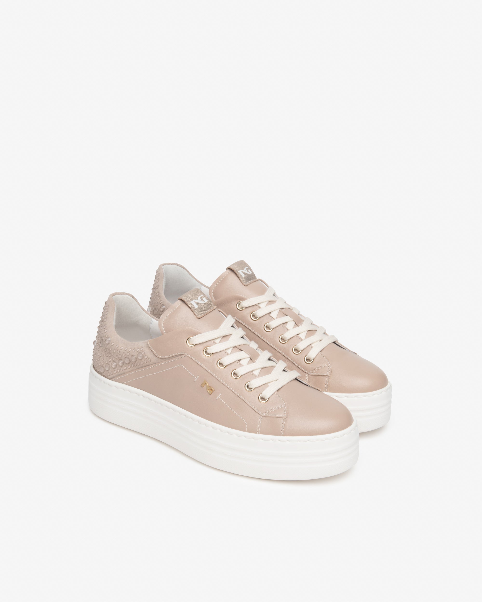 NeroGiardini Sneakers Femme Cuir Velours 35-41 Confort