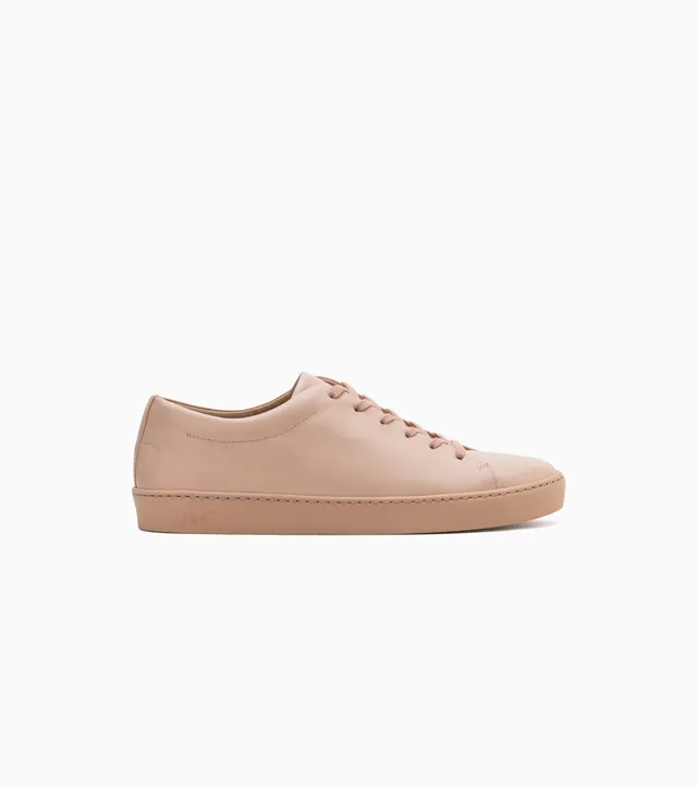 JAK Royal Nude V.A. sneakers nude cuir pleine fleur