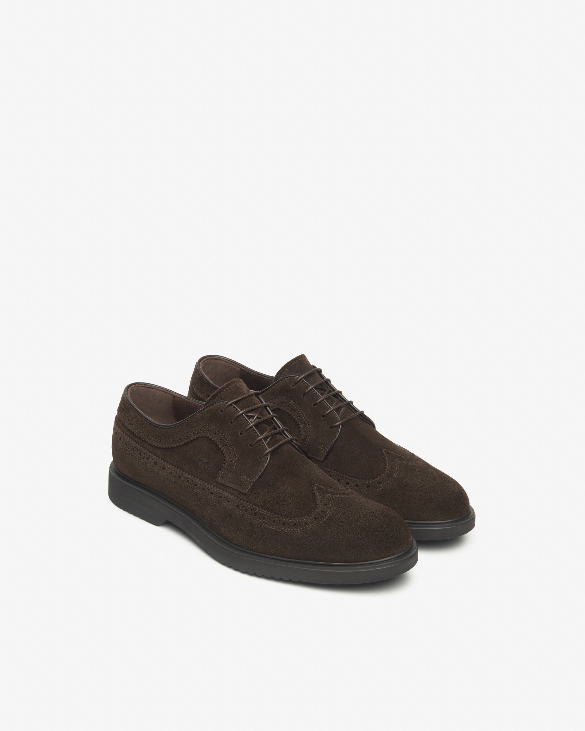 Nerogiardini Chaussures à Lacets Derby Homme Velours