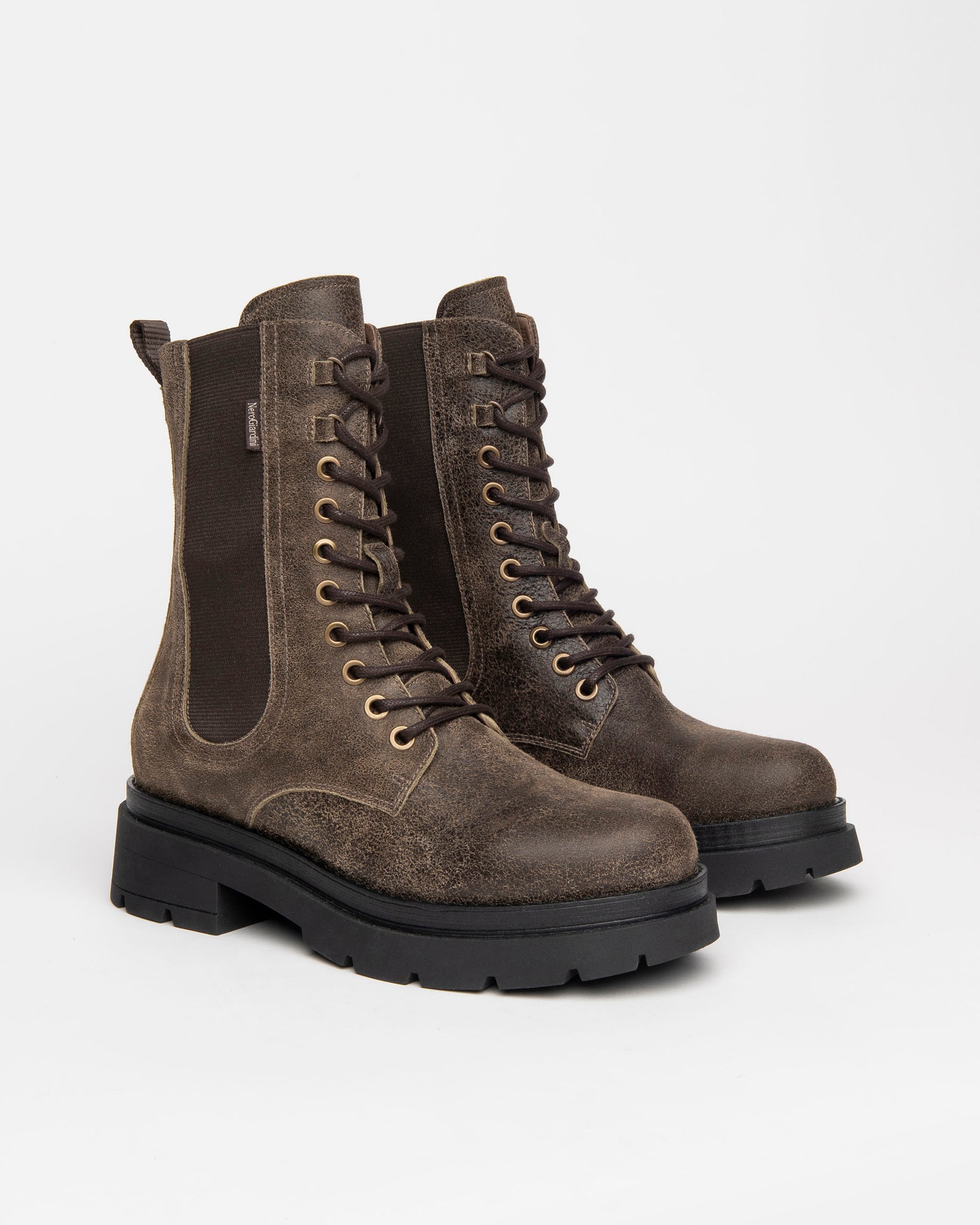 NeroGiardini Bottines Cuir Bottines Femme Talon 5cm