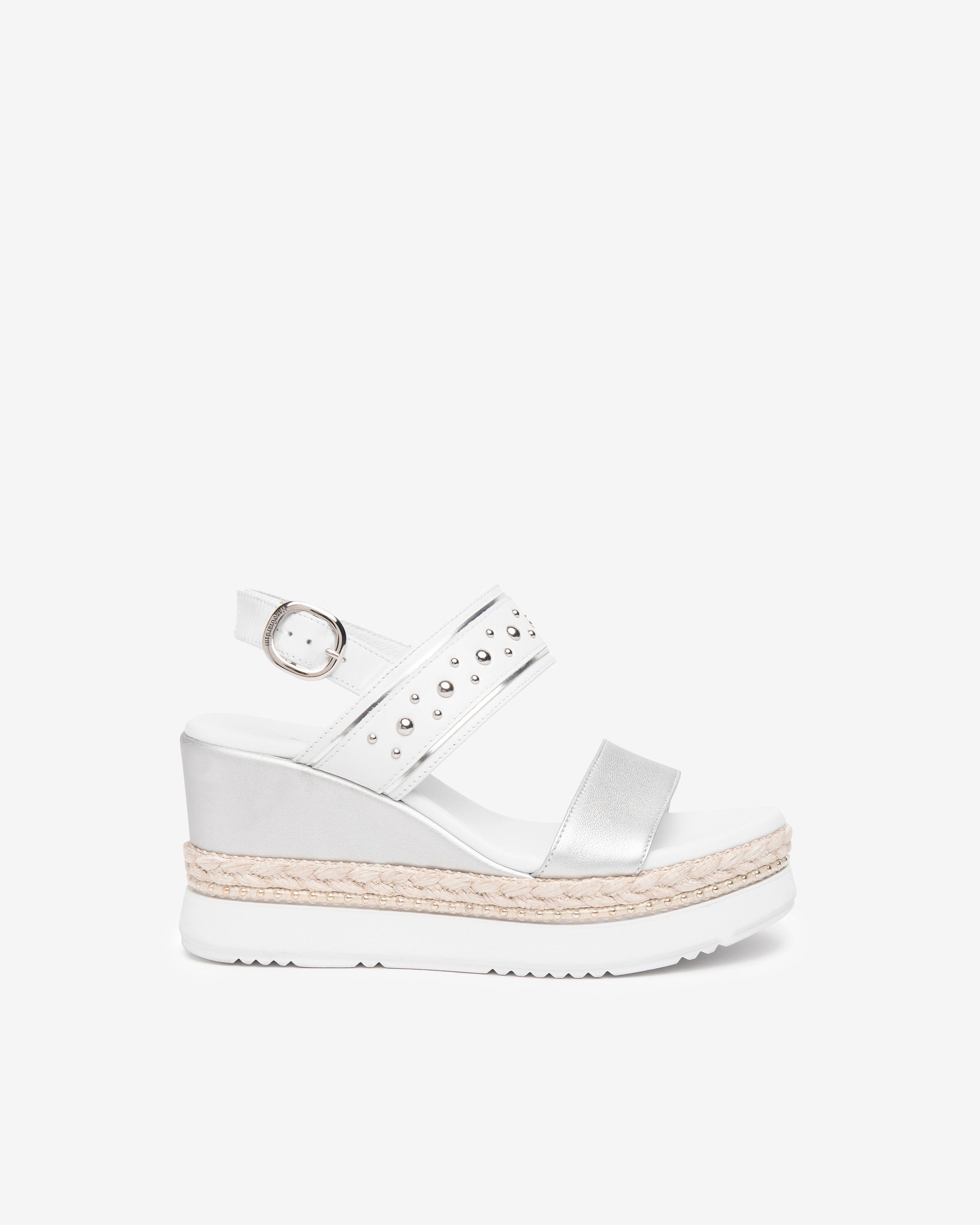 NeroGiardini Sandales Femme Cuir Compensées 8,5 cm
