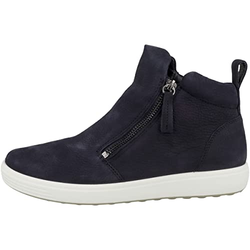 ECCO Soft 7 basket femme cuir Night Sky