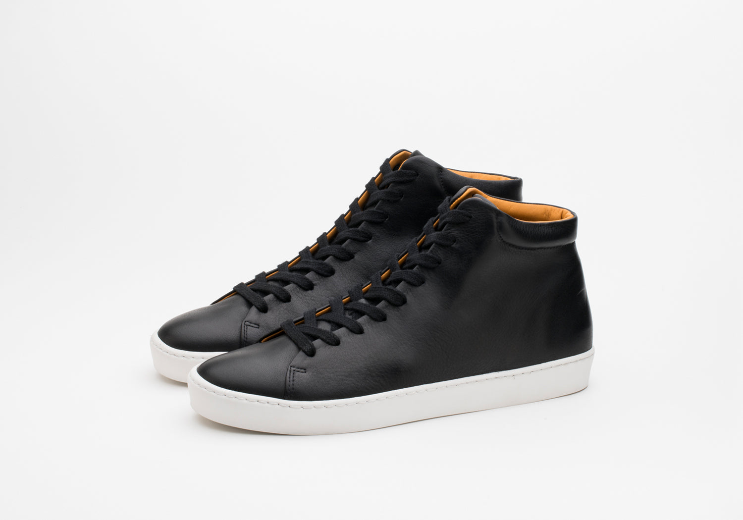 JAK Royal Hi sneakers cuir Black V.L. 36 semelle caoutchouc