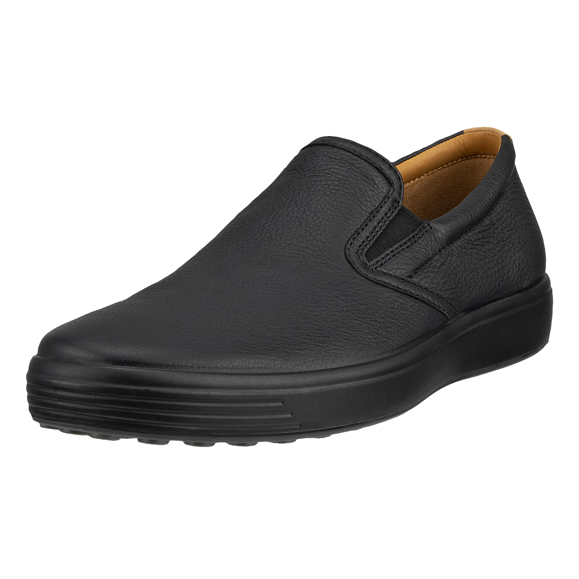 ECCO SOFT 7 baskets homme cuir noir légères