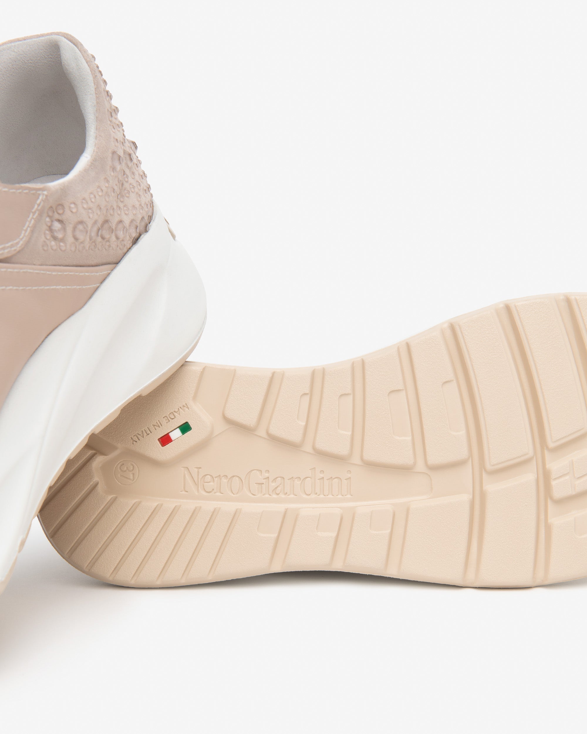 NeroGiardini Sneakers Femme Cuir Daim Été Confort