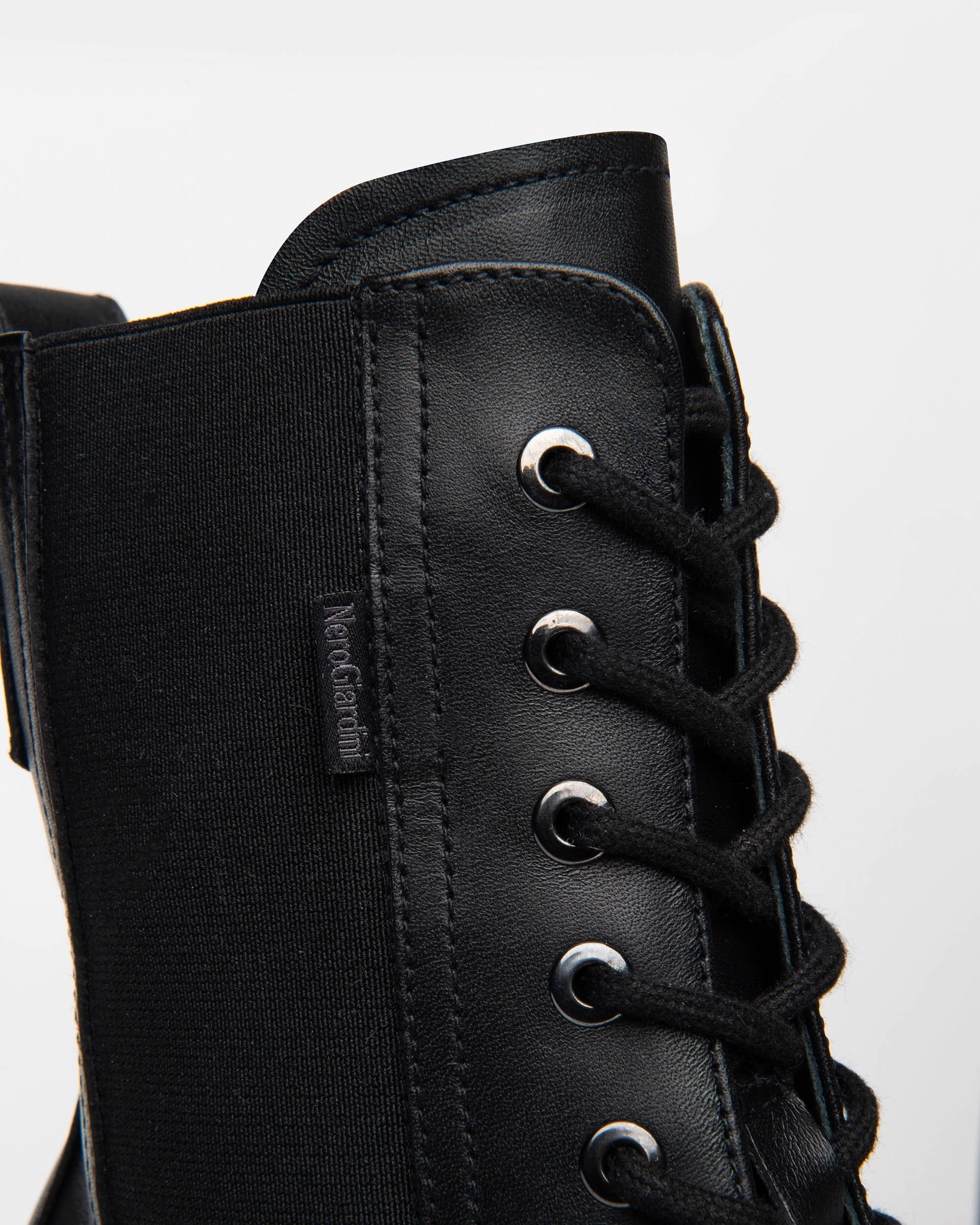 Nerogiardini Bottines Motardes Femme Cuir Hiver