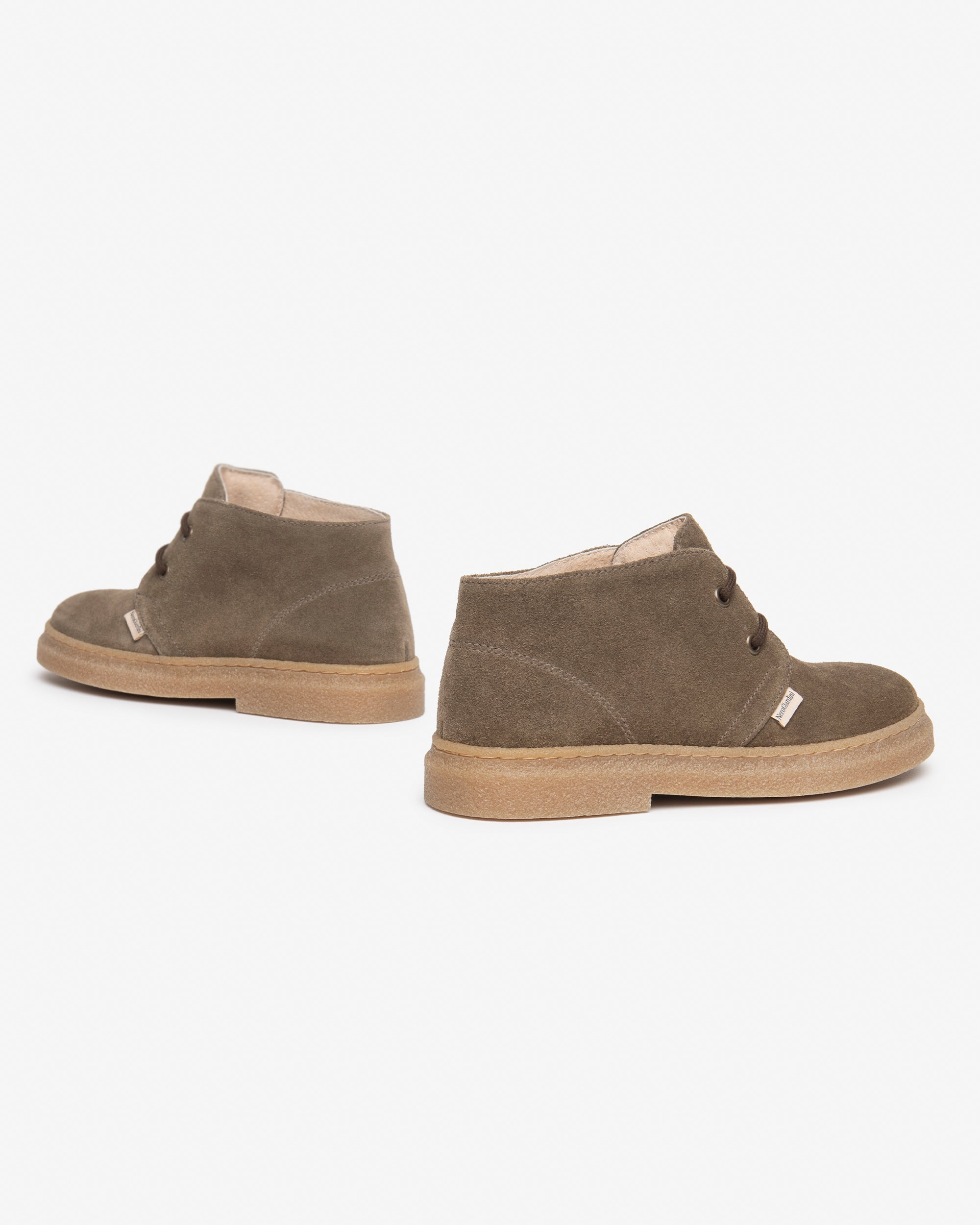 NeroGiardini Bottes Boots Garçon Daim Laçage Desert