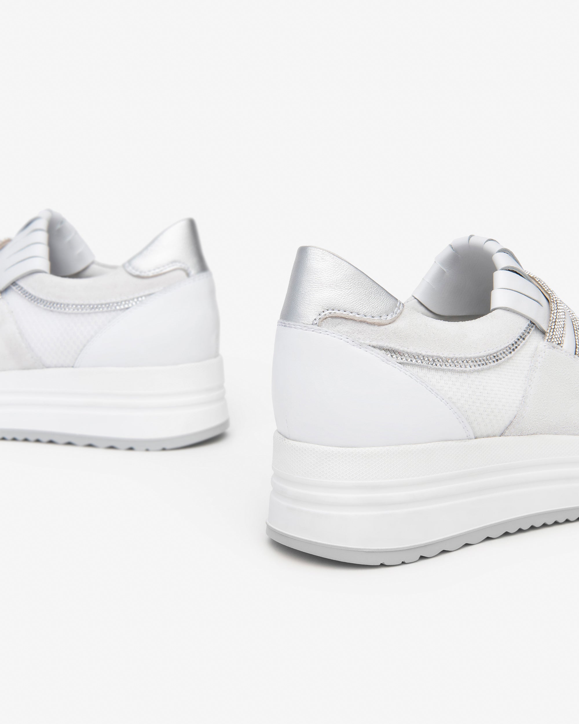 NeroGiardini Sneakers Cuir Baskets Femme DryGo Confort Été