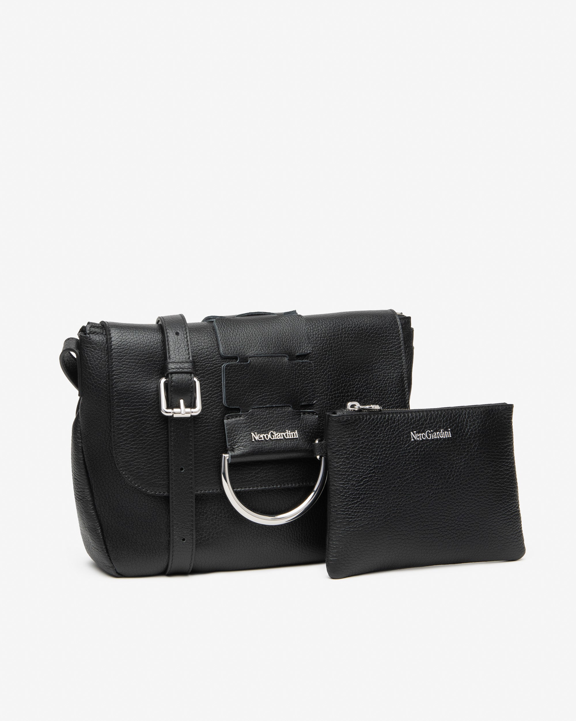 Nerogiardini Sac Bandoulière Femme Cuir PZ Crossbody