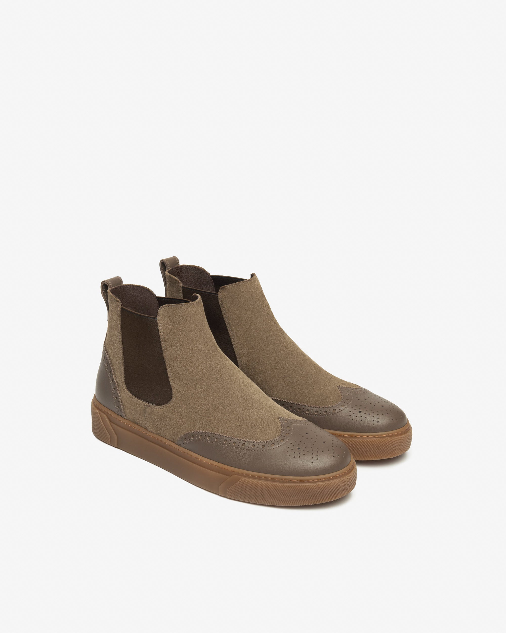 NeroGiardini Chelsea Homme Cuir Velours Bottines Memory