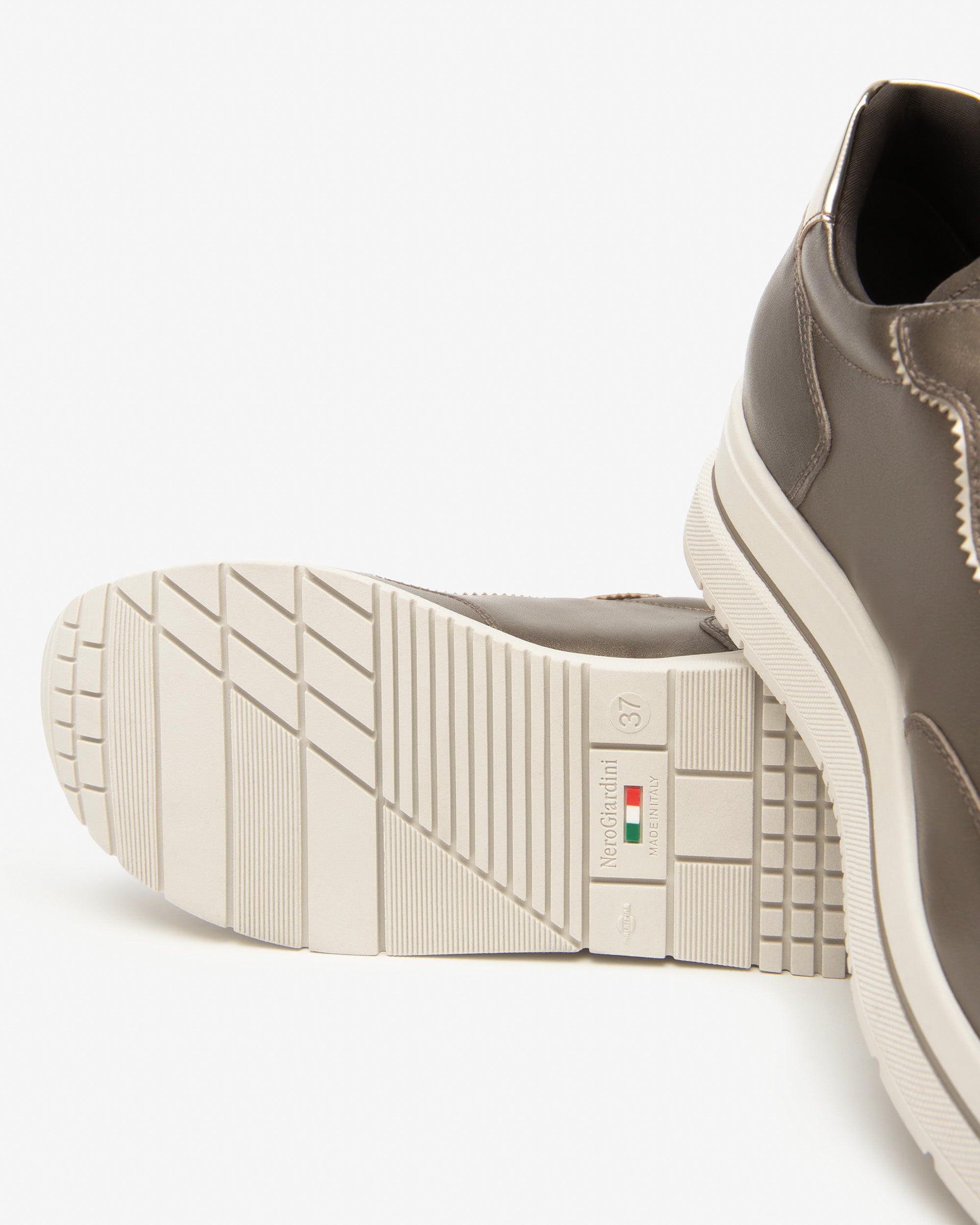 NeroGiardini Sneakers Cuir Technique Femme Hiver