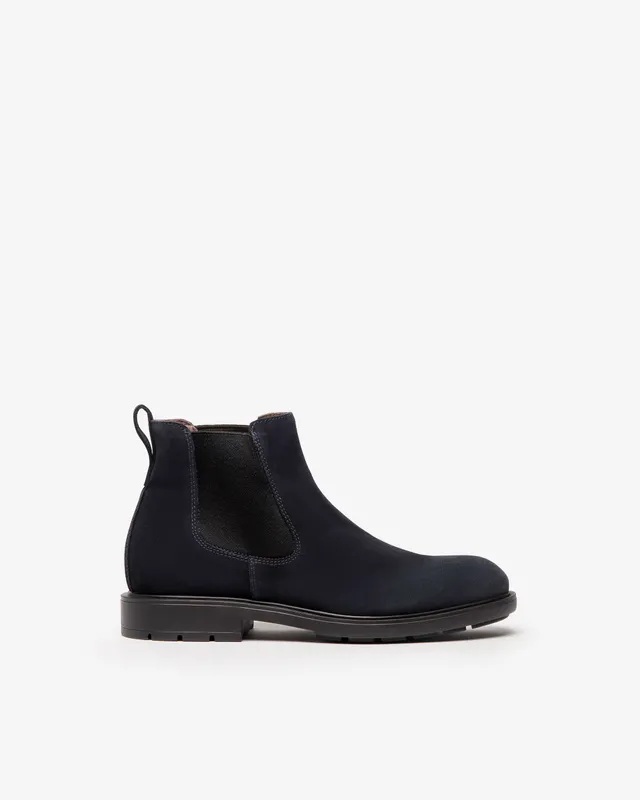 Nerogiardini Bottines Chelsea Homme Velours Confort