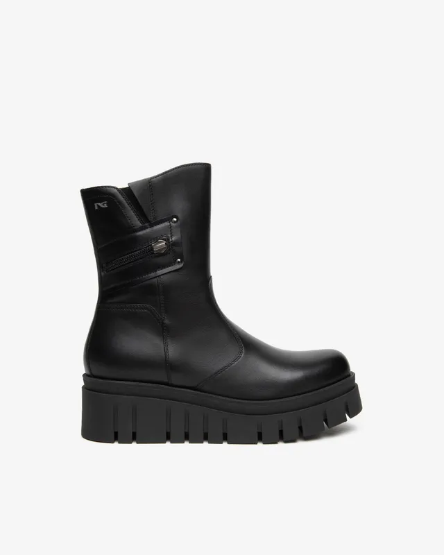 NeroGiardini Bottines bottine femme cuir plateforme