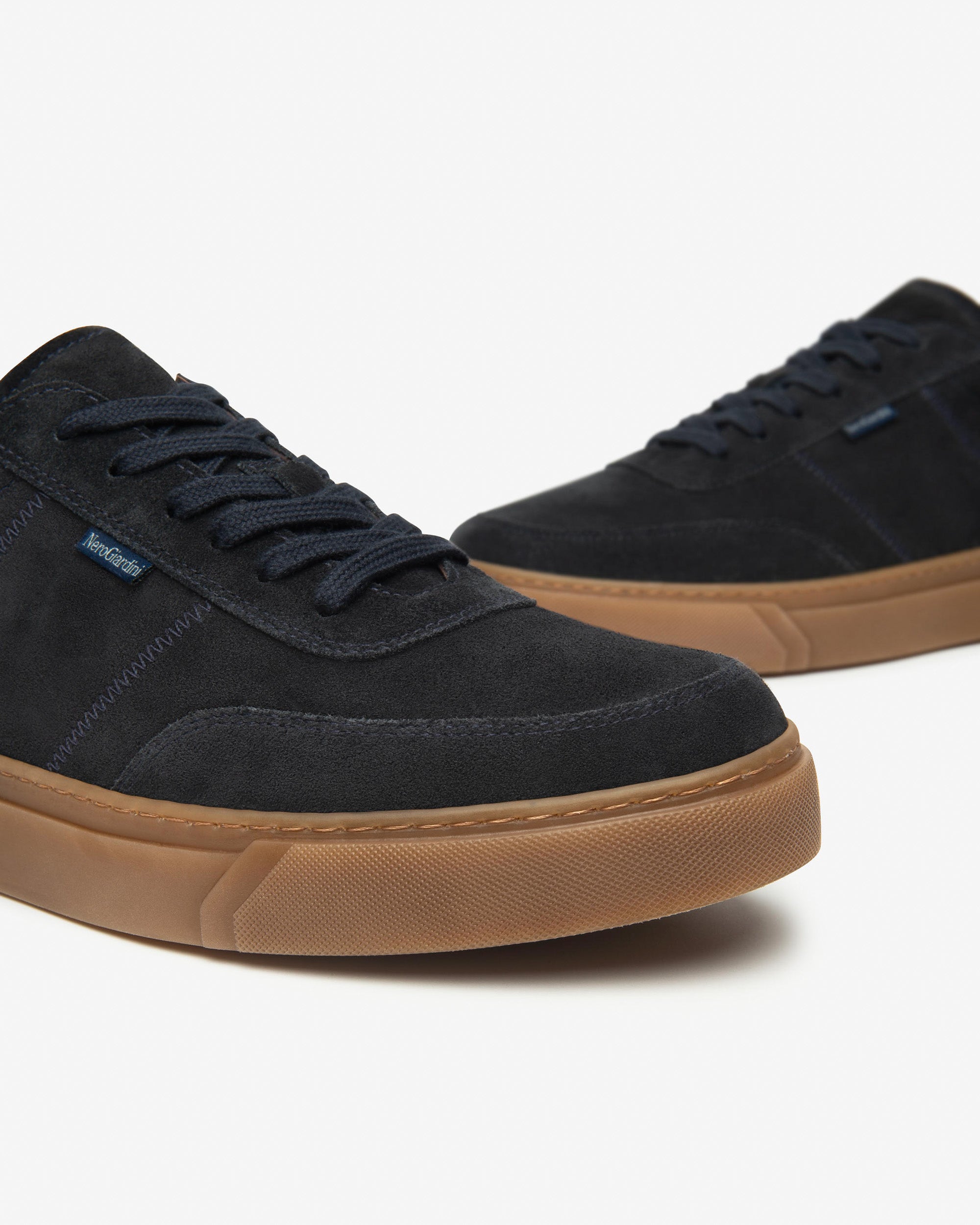 NeroGiardini Sneakers Cuir Velours Sneakers Homme Confort