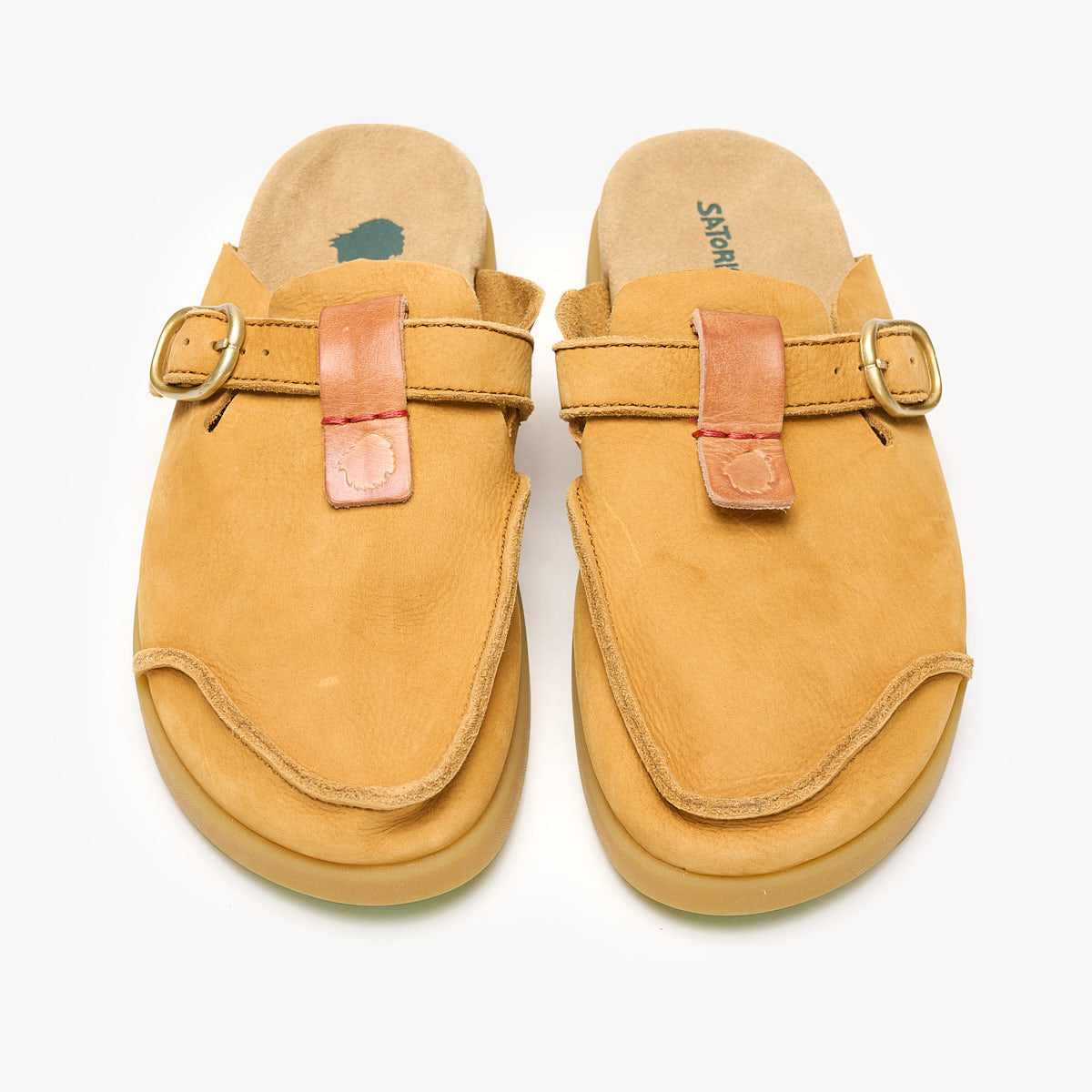 Satorisan Hoote Premium Peanut sabot cuir slip-on