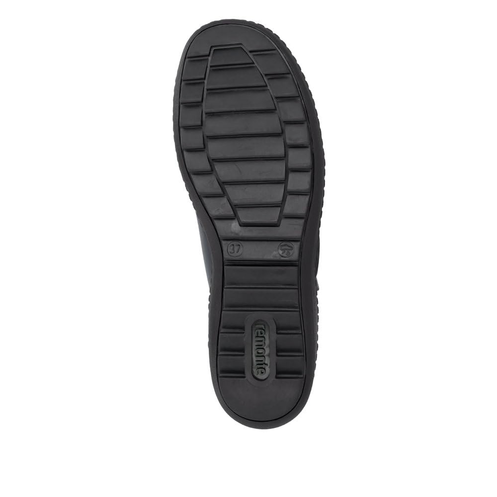 Remonte R1477 chaussures à lacets femme noir zip