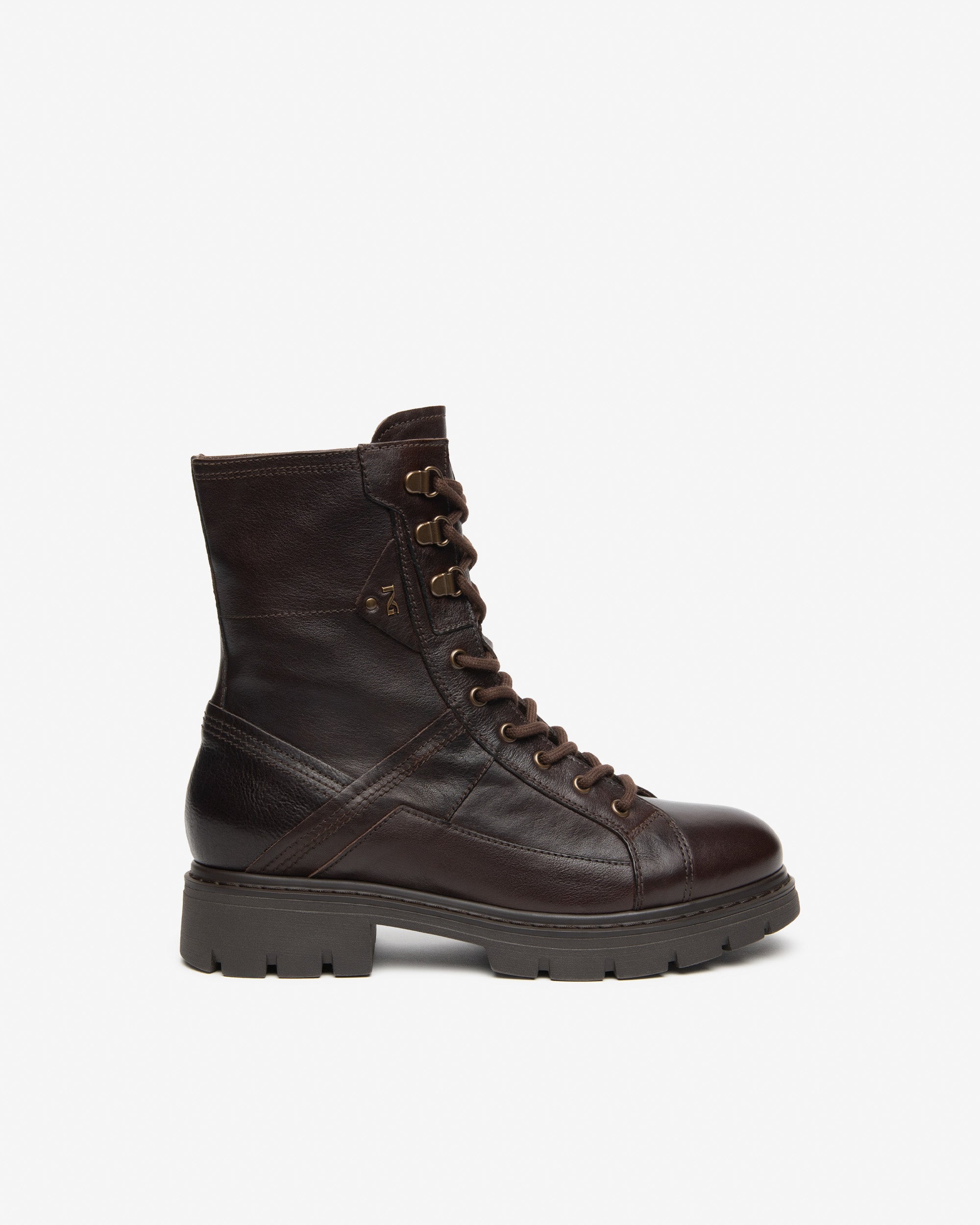 NeroGiardini Bottines motardes femme cuir talon 30mm