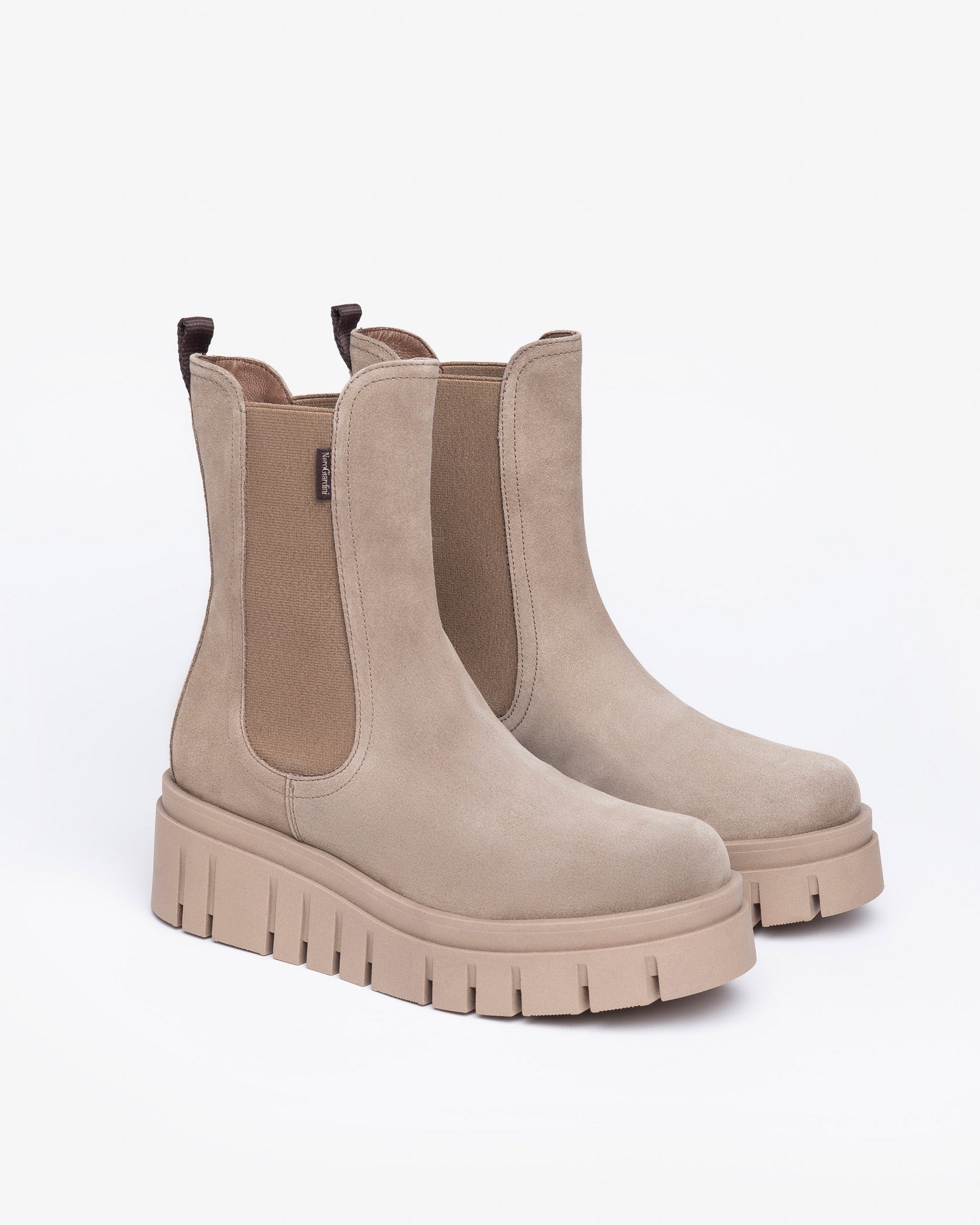 NeroGiardini Bottines Chelsea Cuir Velours Femme 35-41
