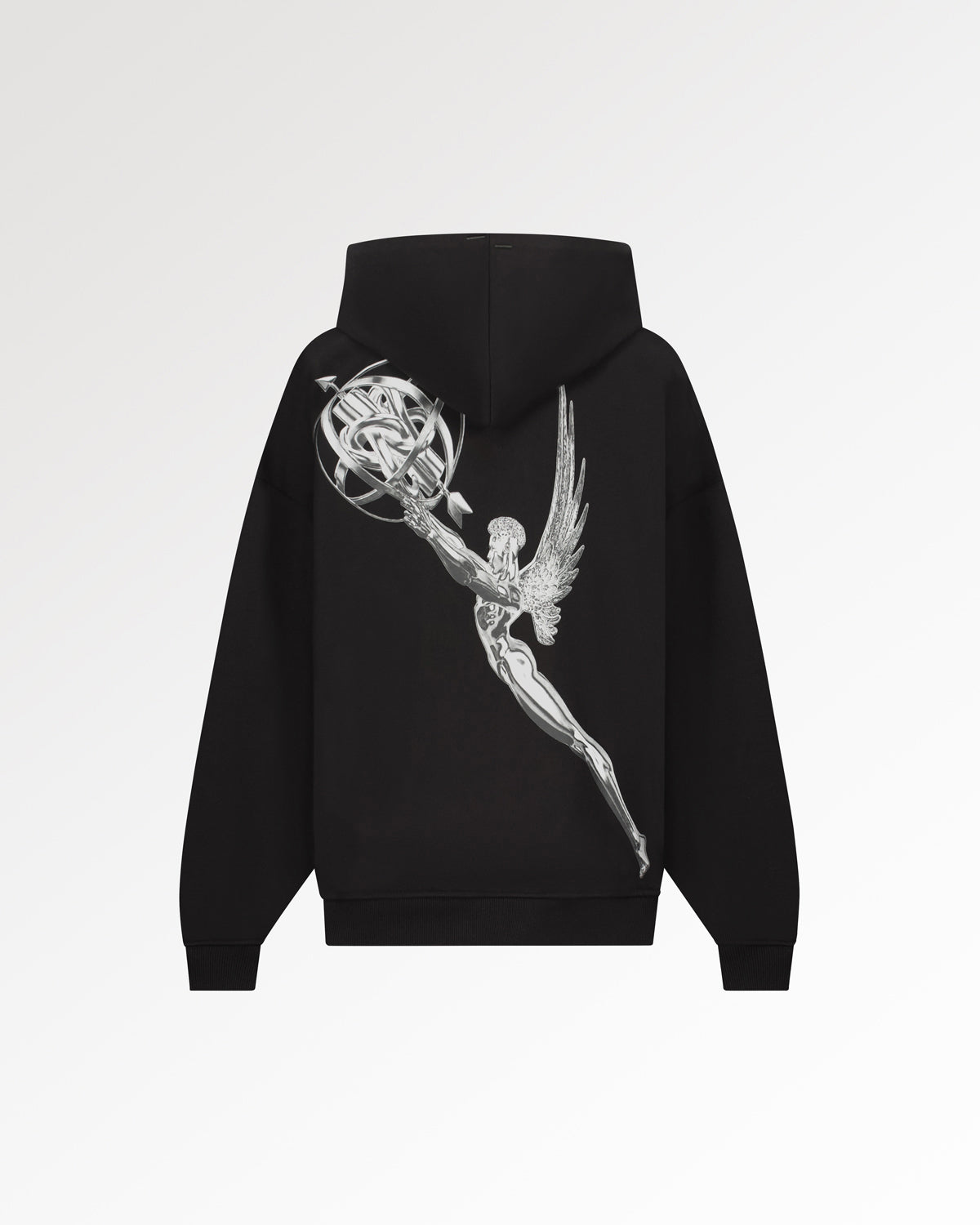 Filling Pieces Zip Hoodie Chrome Trophy sweat zippé noir coton bio
