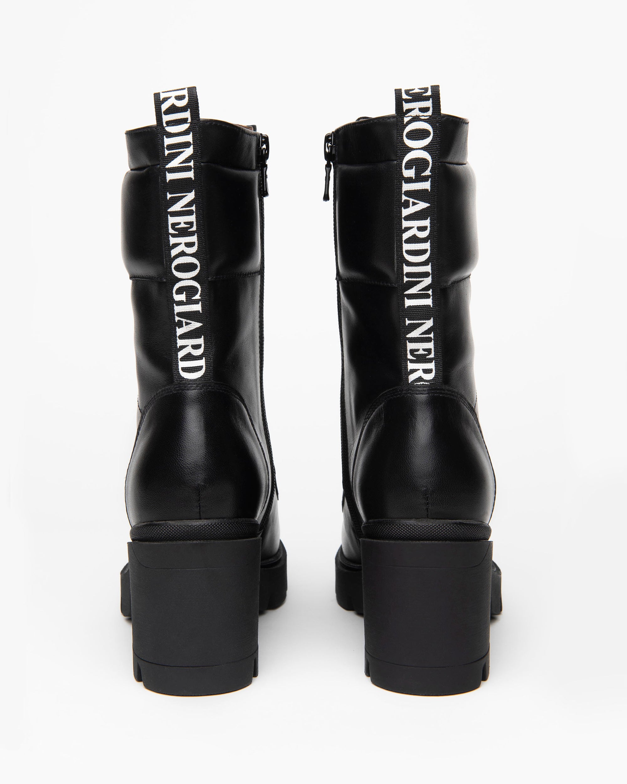 NeroGiardini Bottines Femme Cuir Lacets Talon 8 cm