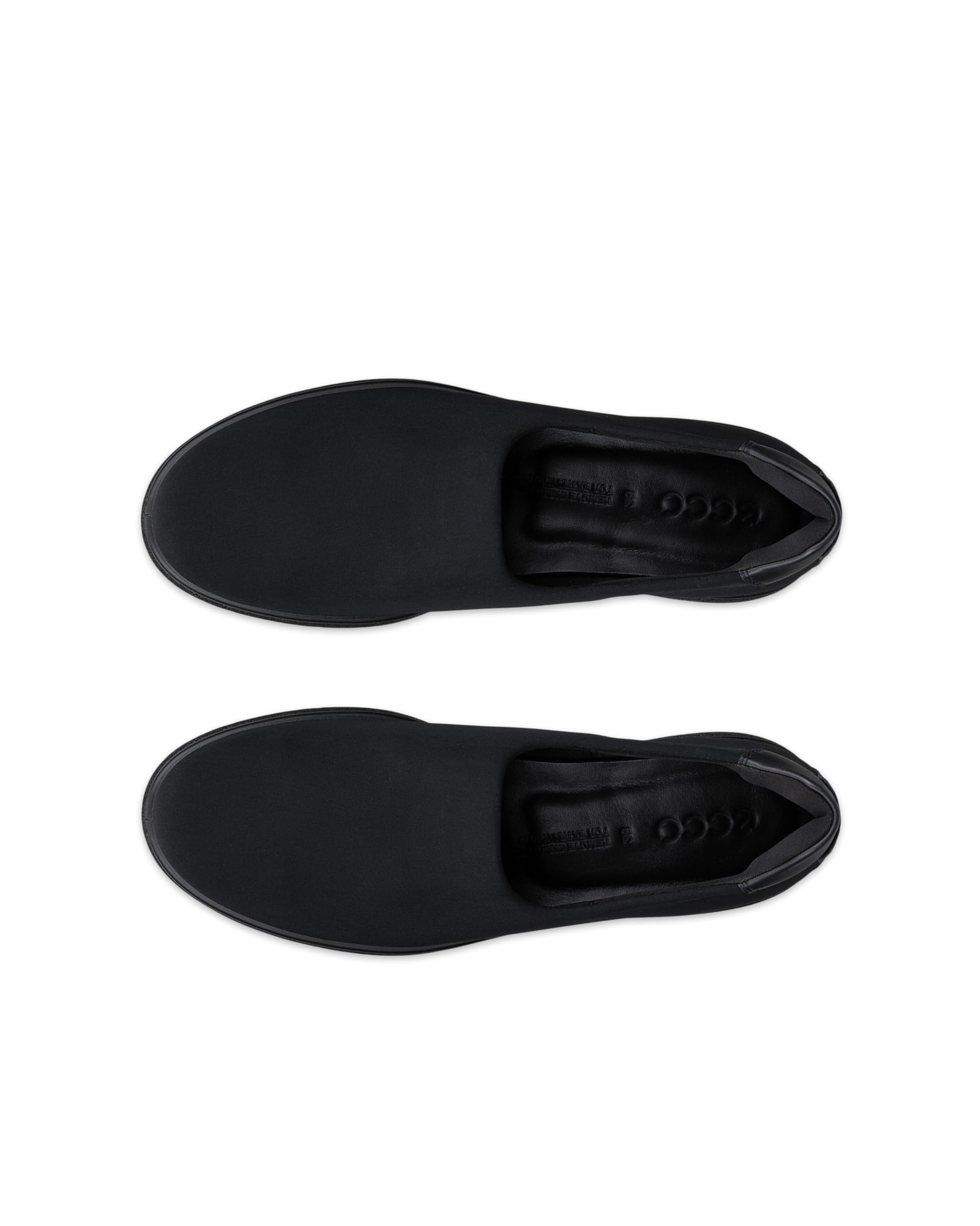 ECCO Bella 2 mocassin femme noir textile stretch