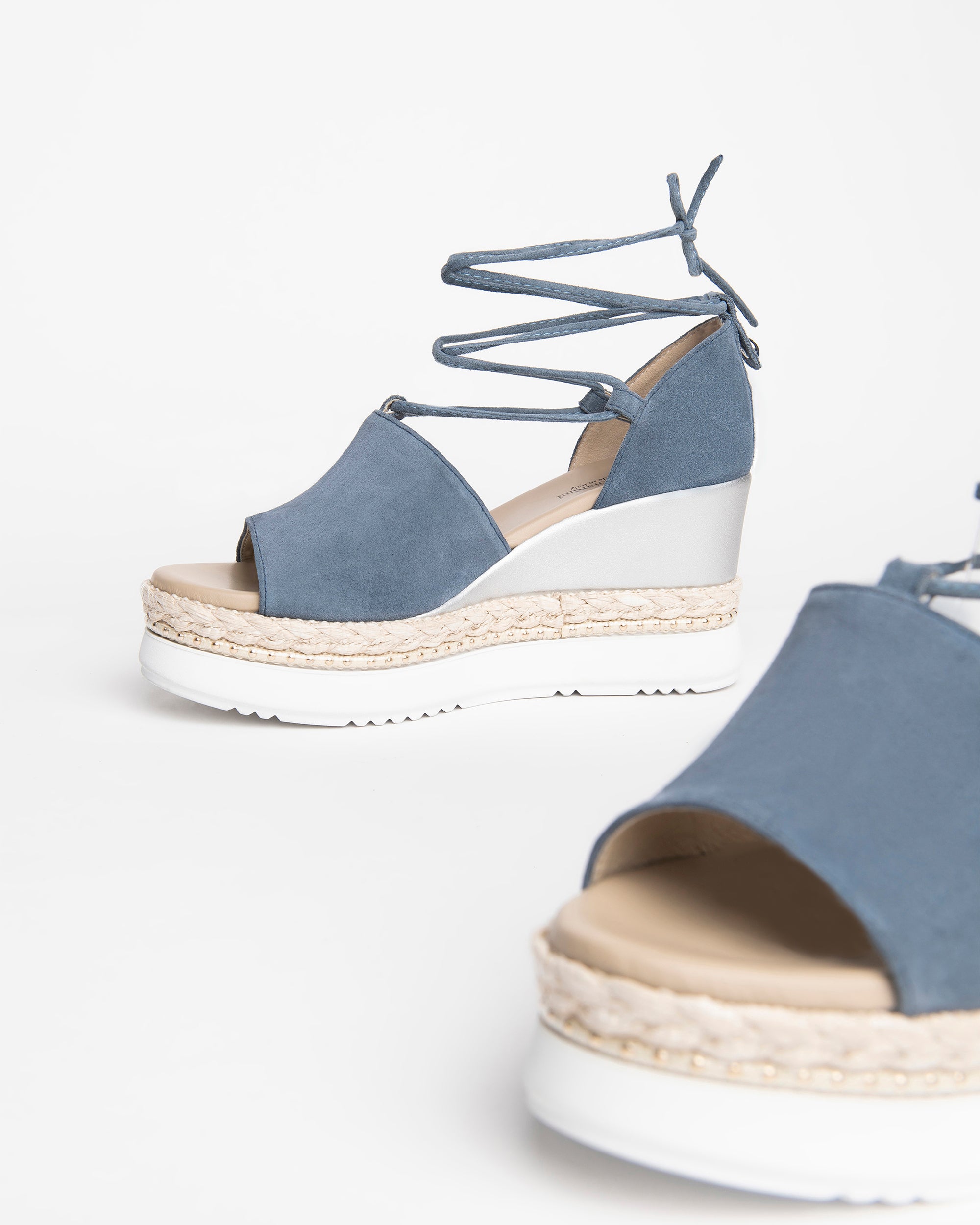 NeroGiardini Sandales Femme en Cuir Velours Été