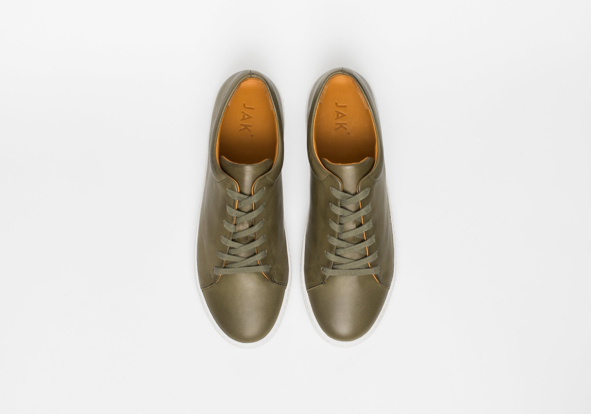 JAK Royal Olive V.S. sneakers cuir vert