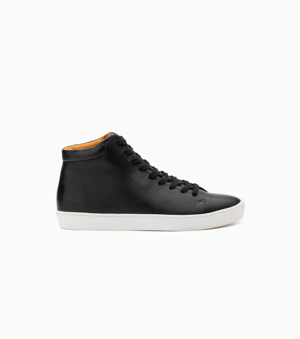 JAK Royal Hi sneakers cuir Black V.L. 36 semelle caoutchouc