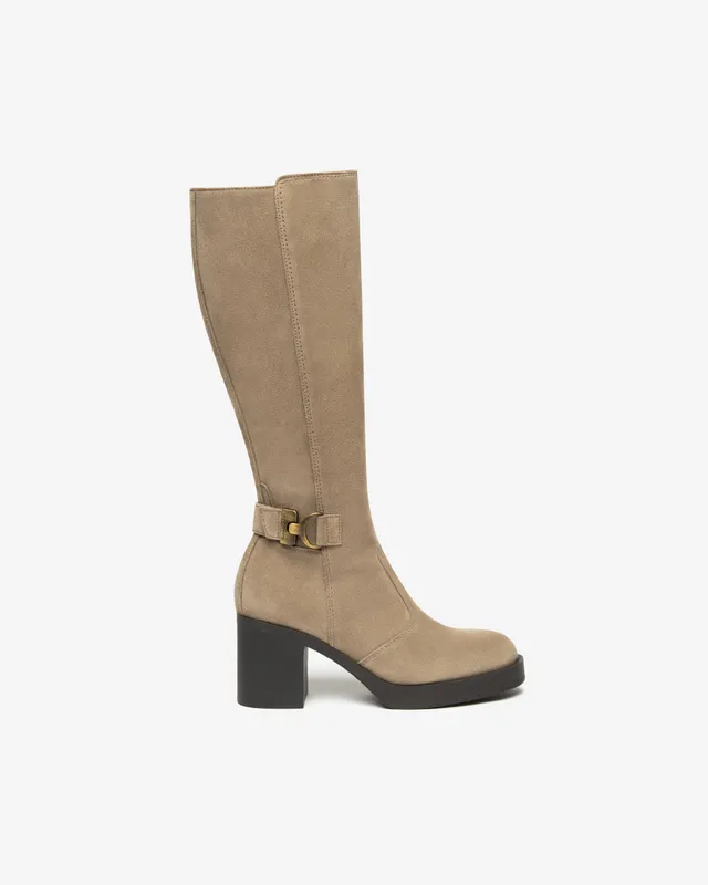 NeroGiardini Bottes Bottes Cuir Velours Femme 38