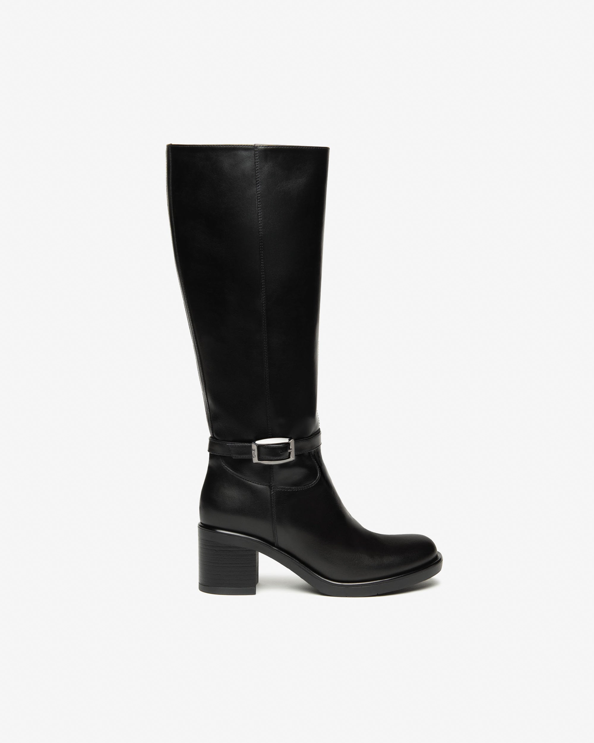 NeroGiardini Bottes Femme en Cuir Automne Hiver