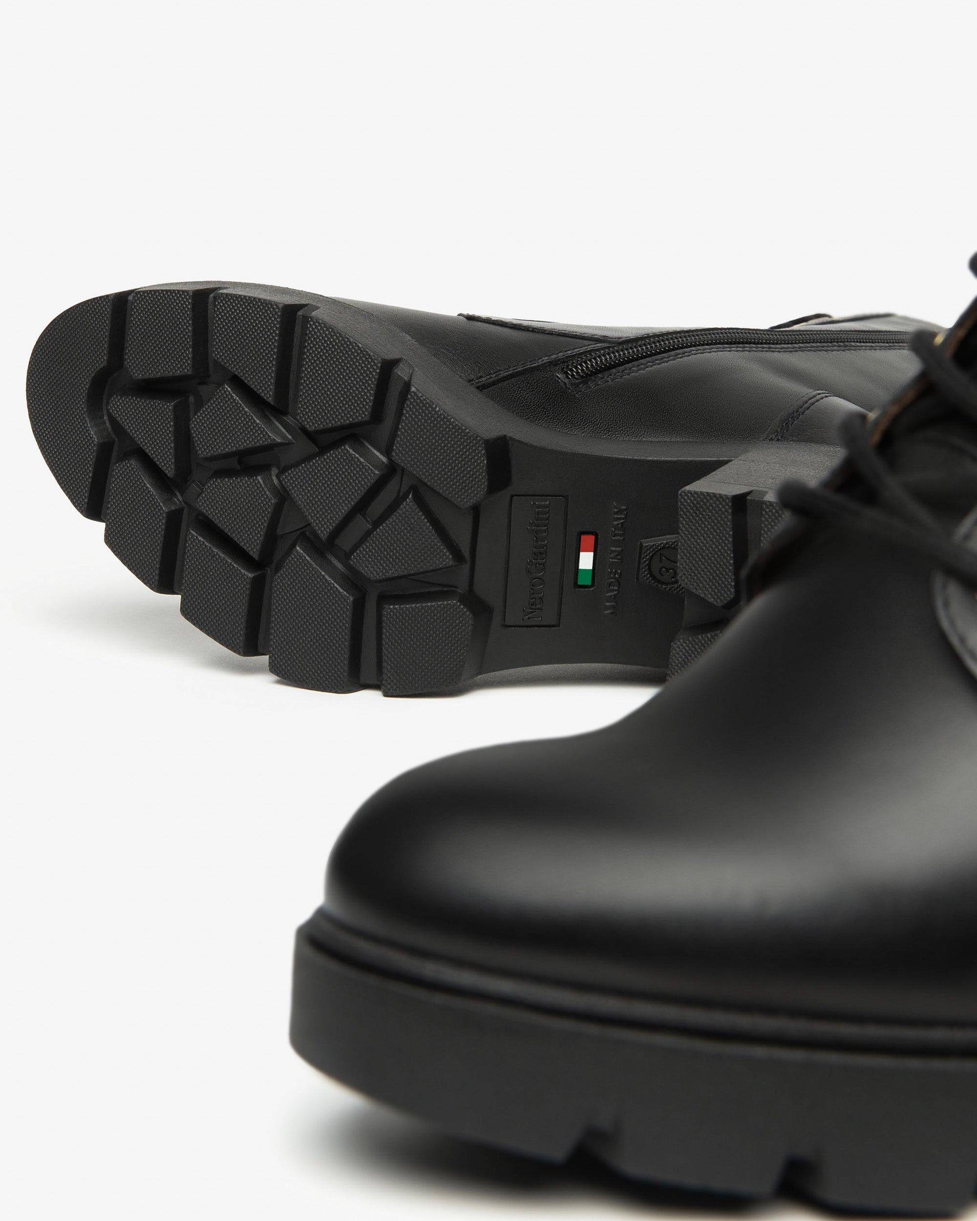NeroGiardini Bottines Motardes Femme Cuir Hiver 38
