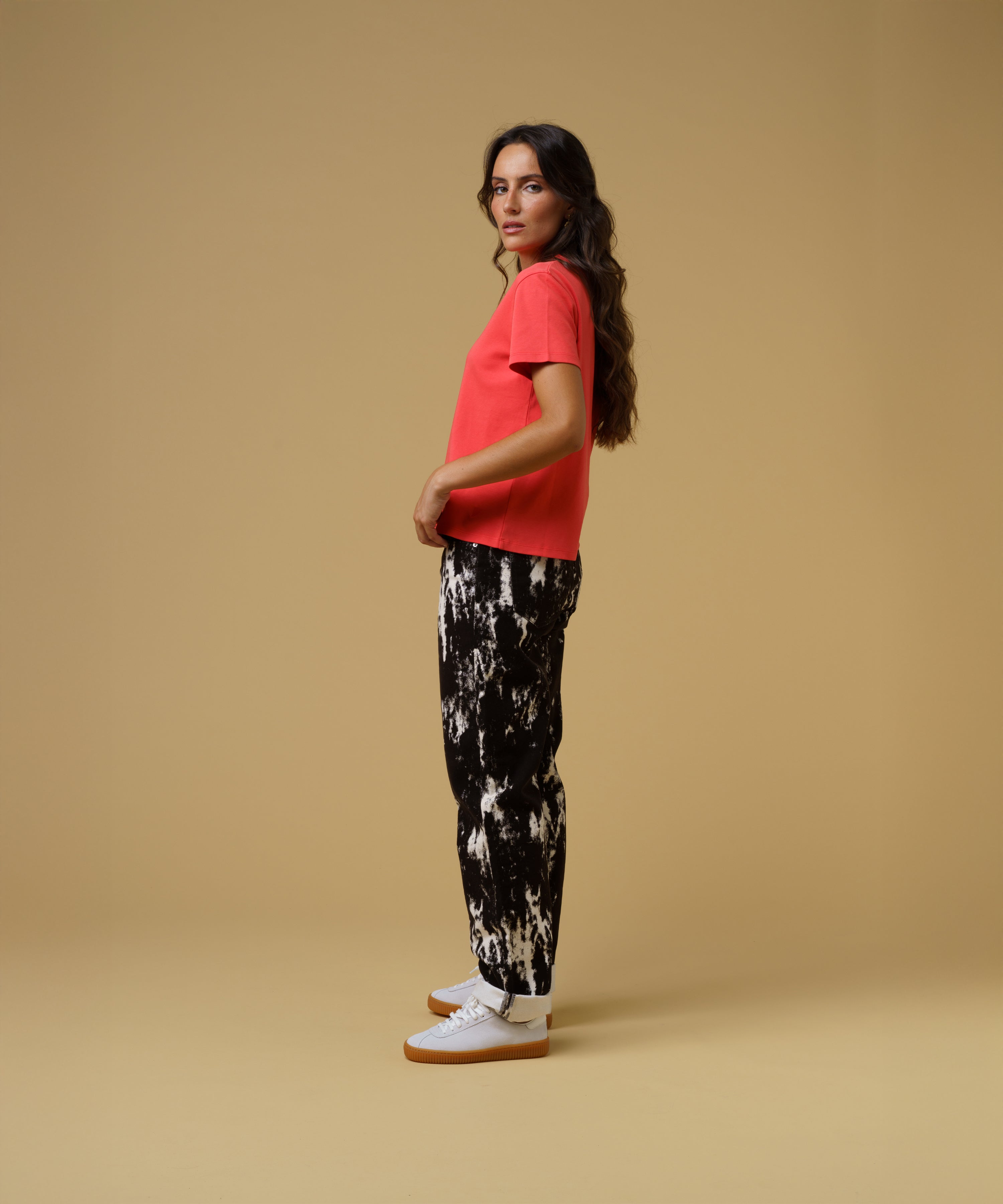JAK T-Shirt 01 t-shirt femme orange coton bio