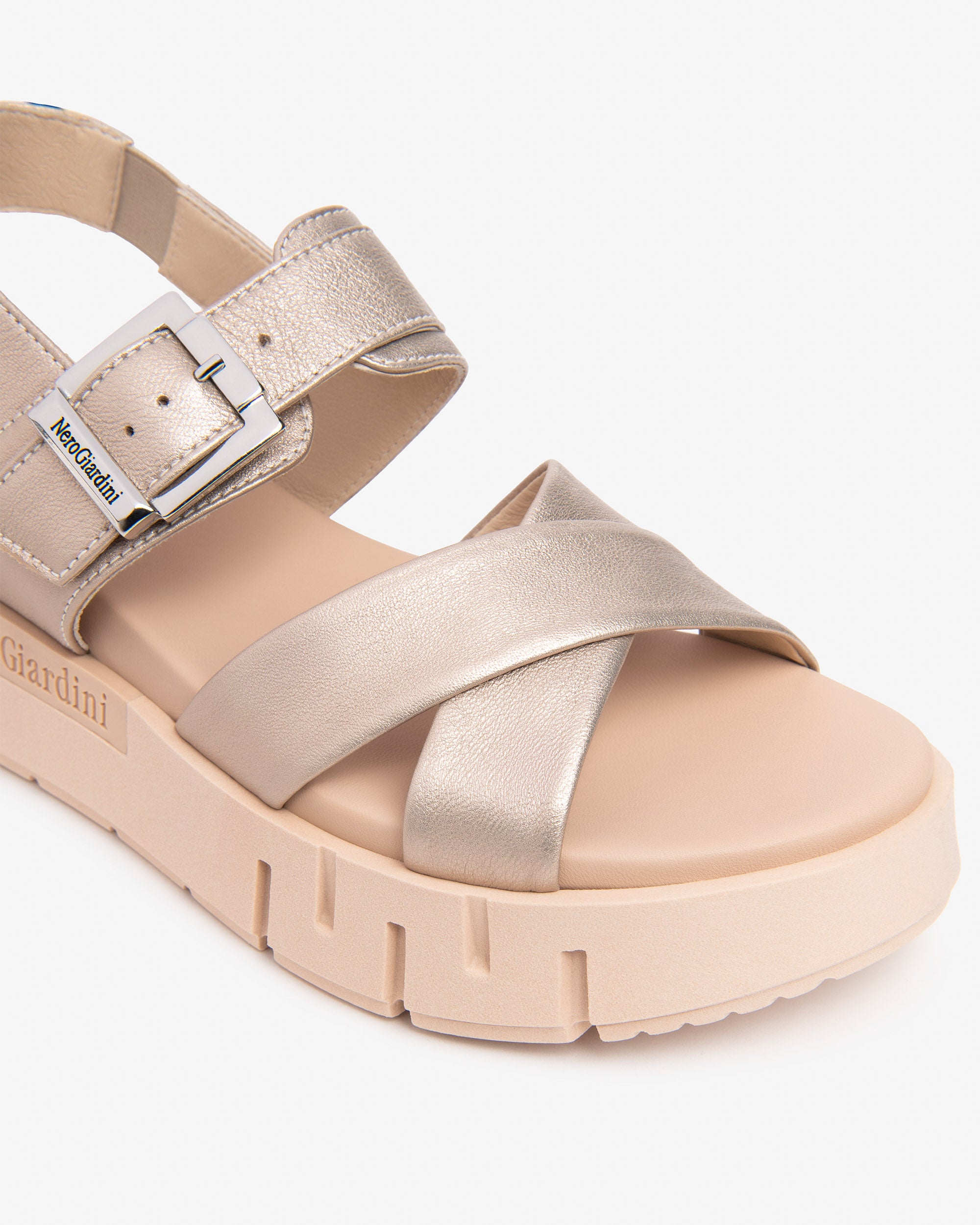 NeroGiardini Sandales Femme Cuir Été Italien
