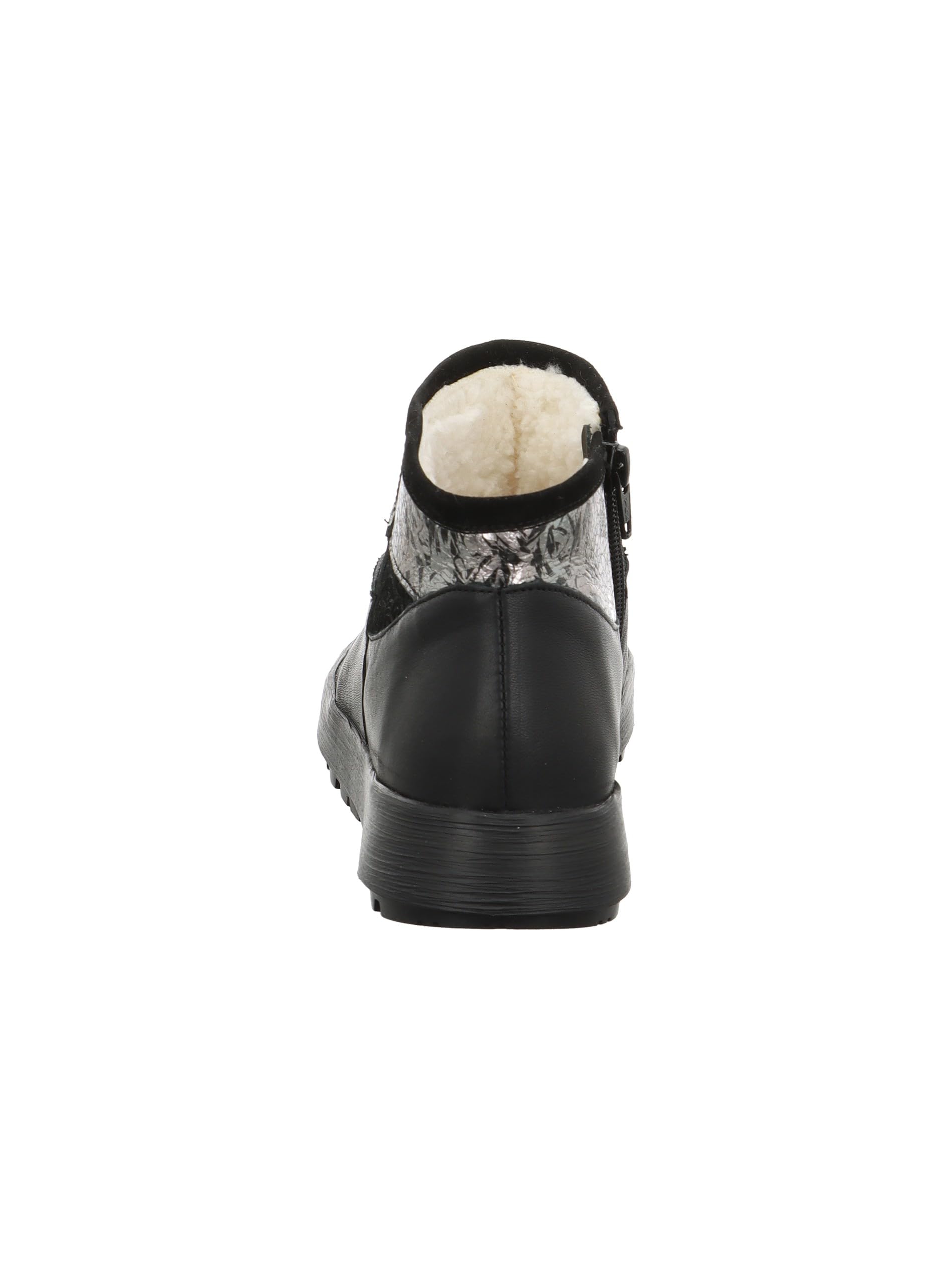 Think Comoda Bottines Femme Noir Combi Confort Ville